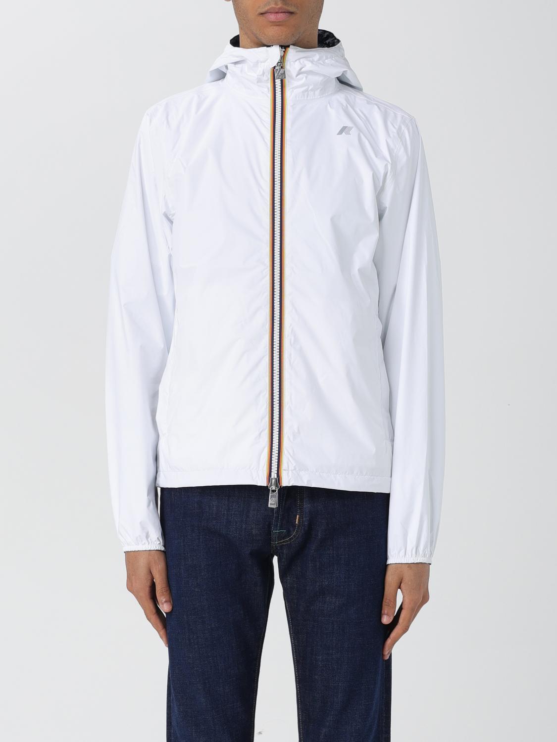 K-WAY JACKET: Jacket men K-way, White - Img 1