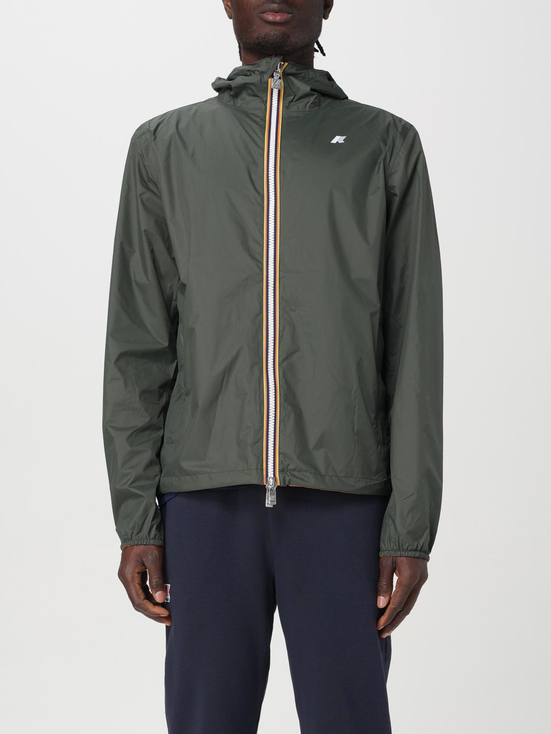 K-WAY JACKET: Jacket men K-way, Bottle Green - Img 1