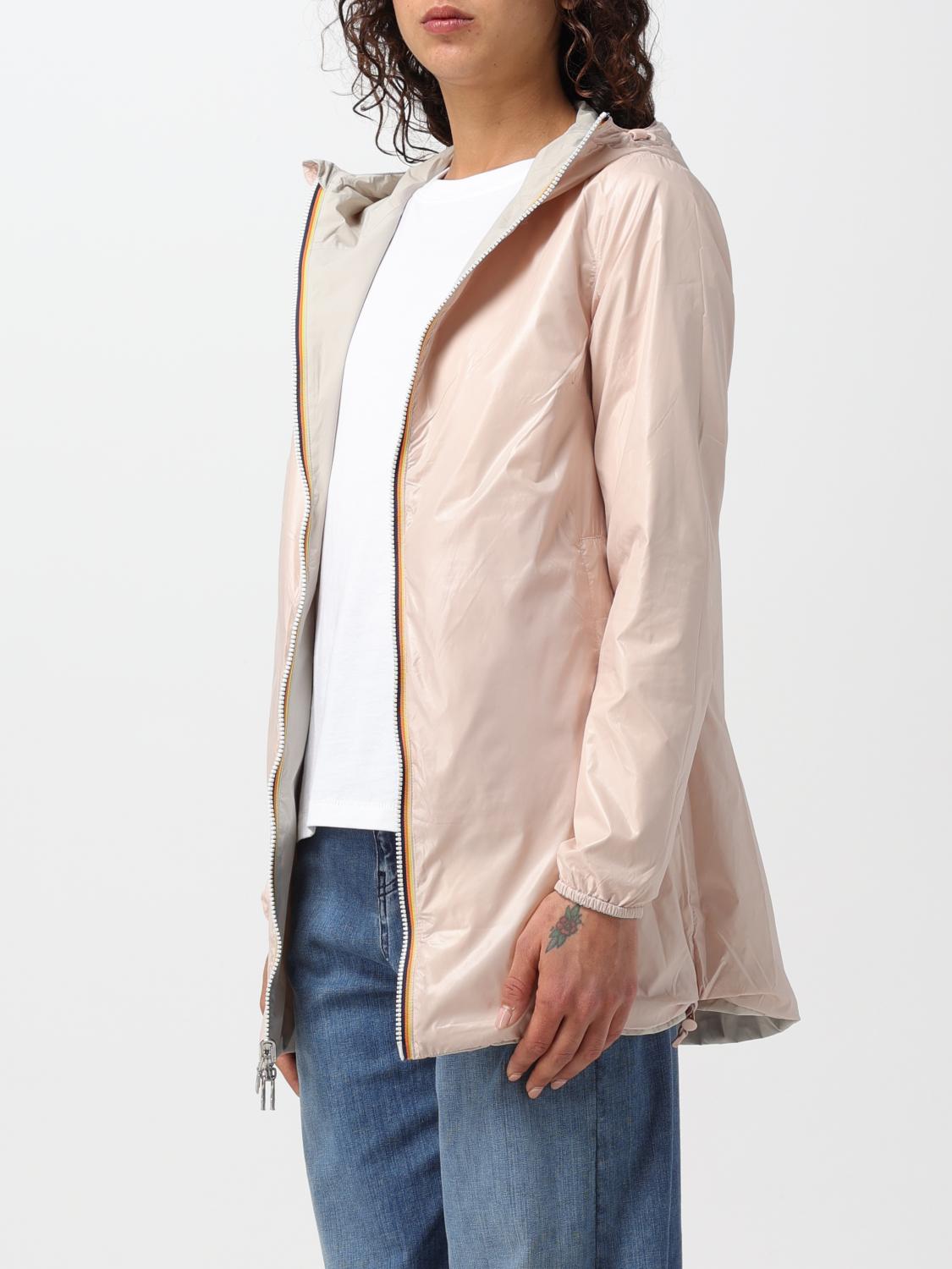 K-WAY GIACCA: Giubbotto reversibile K-Way in nylon , Beige - Img 3