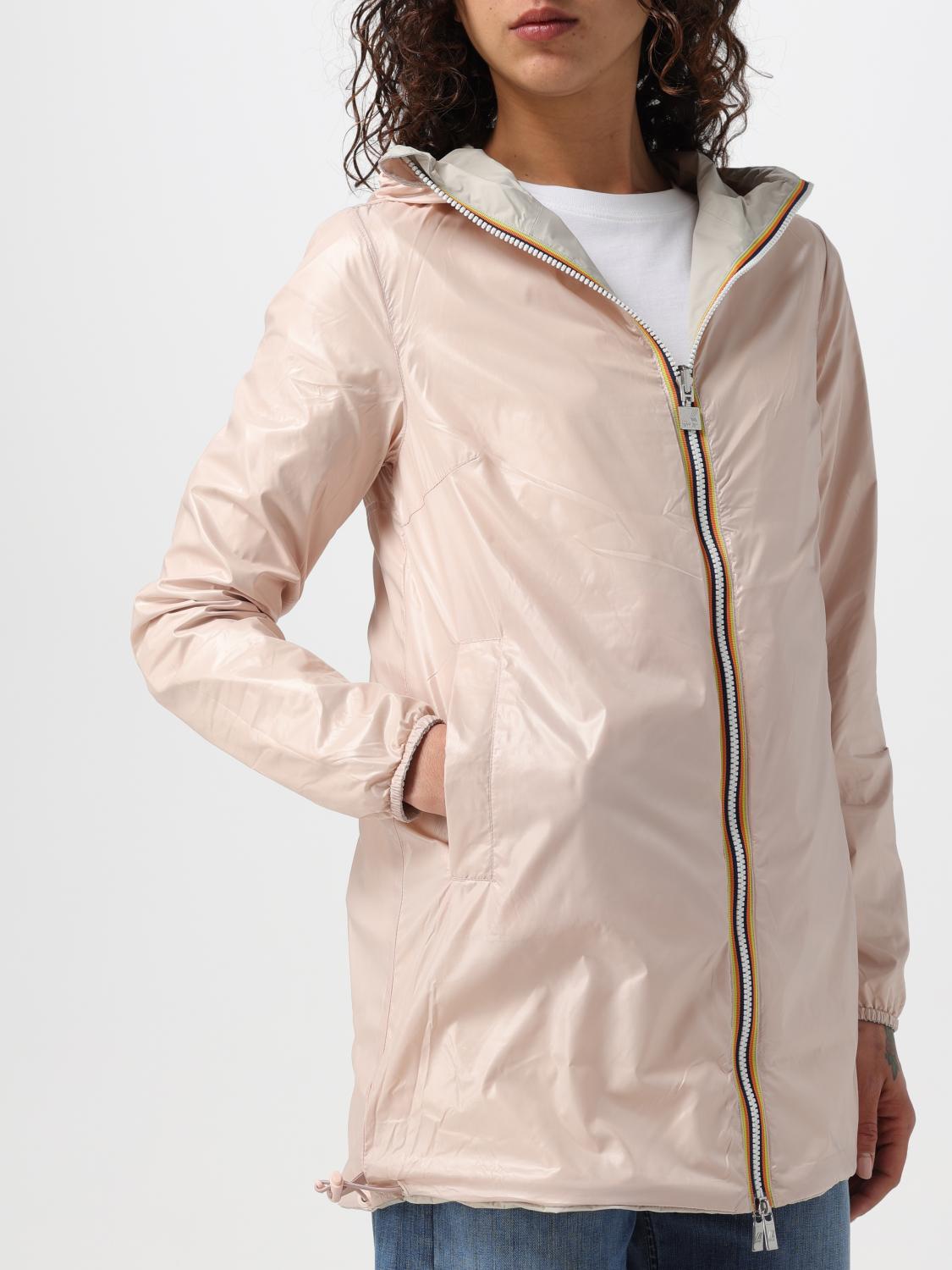 K-WAY GIACCA: Giubbotto reversibile K-Way in nylon , Beige - Img 4