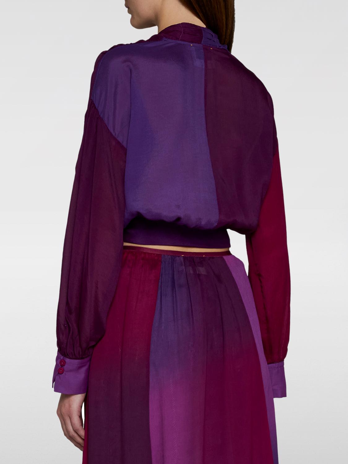 FORTE FORTE HEMDBLUSE: Hemdbluse damen Forte Forte, Fuchsia - Img 2