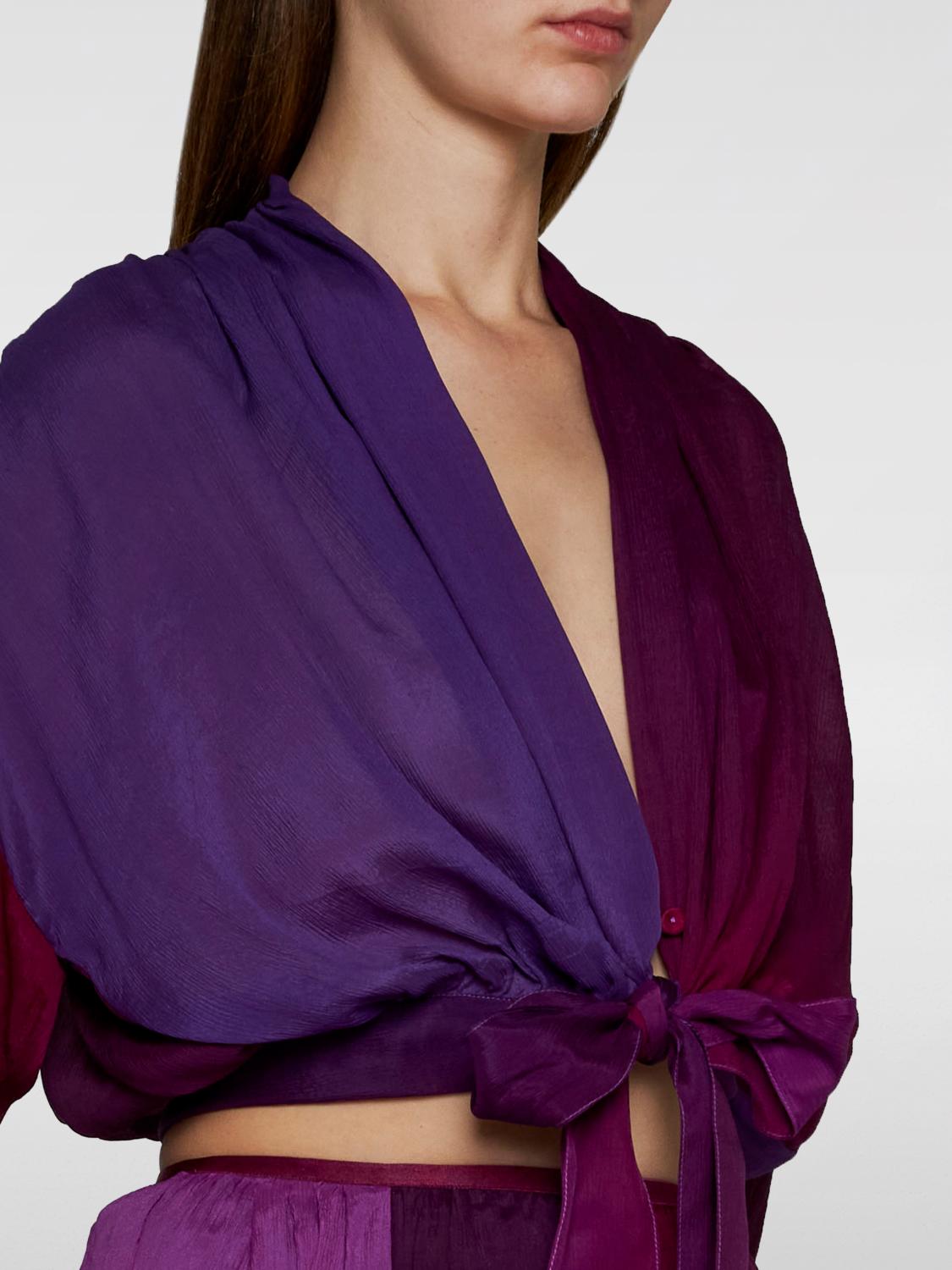 FORTE FORTE HEMDBLUSE: Hemdbluse damen Forte Forte, Fuchsia - Img 3