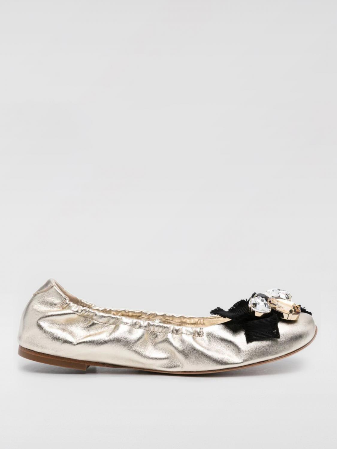 CASADEI BALLERINAS: Ballerinas damen Casadei, Gold - Img 1