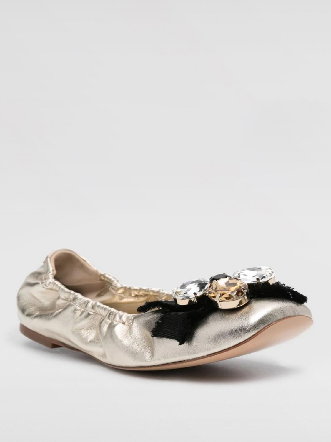 CASADEI BALLERINAS: Ballerinas damen Casadei, Gold - Img 2