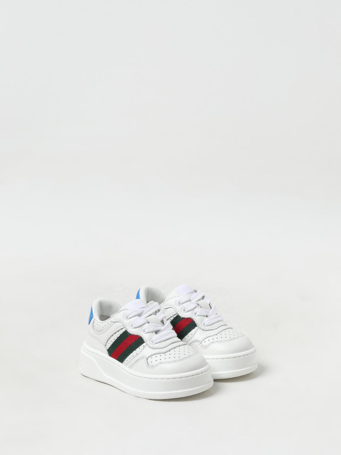 GUCCI: Shoes kids - White | Gucci shoes 702914UPG10 online at