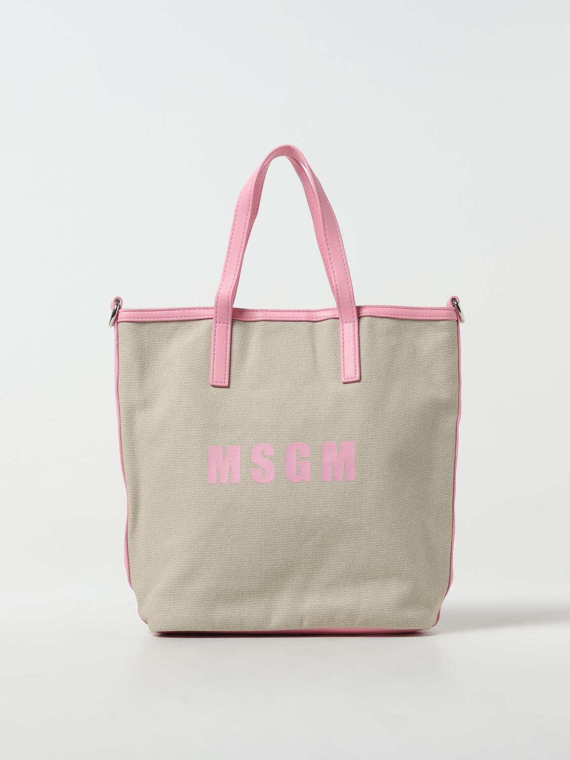 Giglio Borsa MSGM in canvas con logo