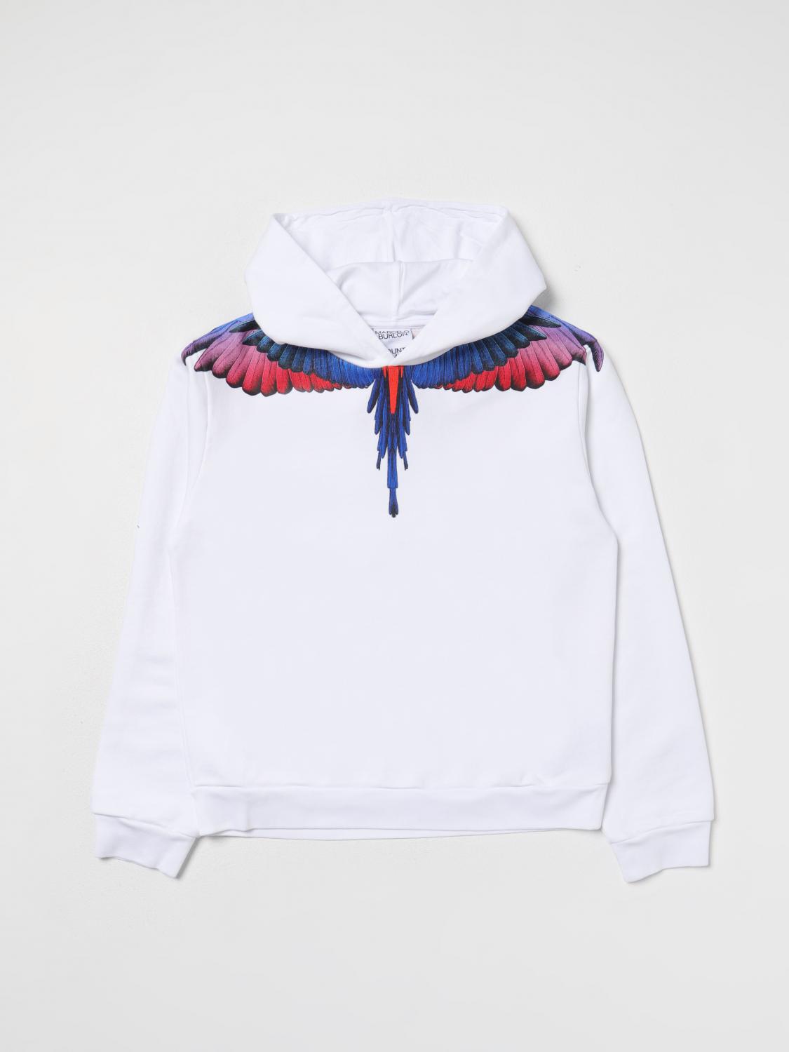 Bermuda Marcelo Burlon in felpa con logo 