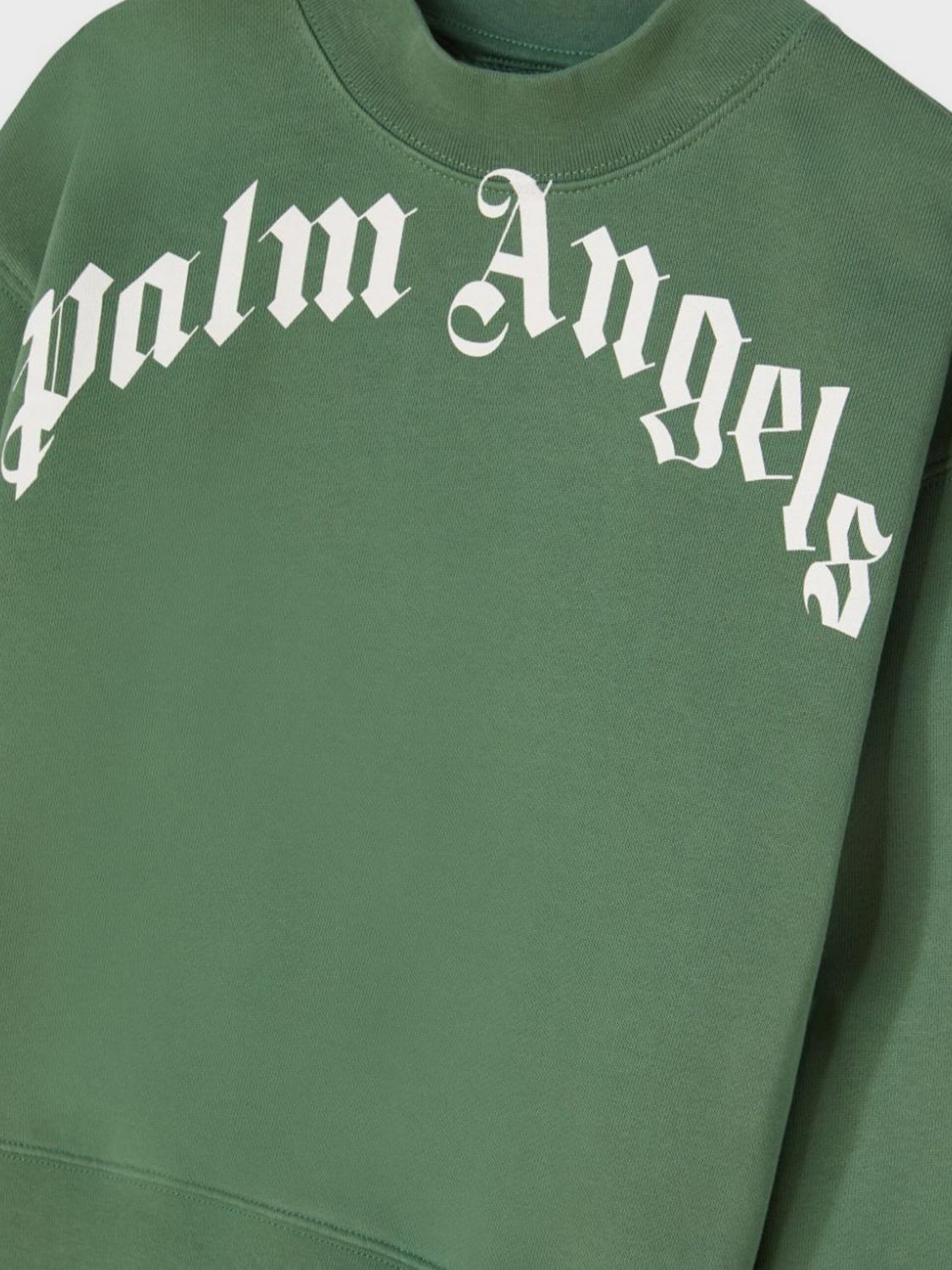 PALM ANGELS PULLOVER: Pullover kinder Palm Angels Kids, Grün - Img 3