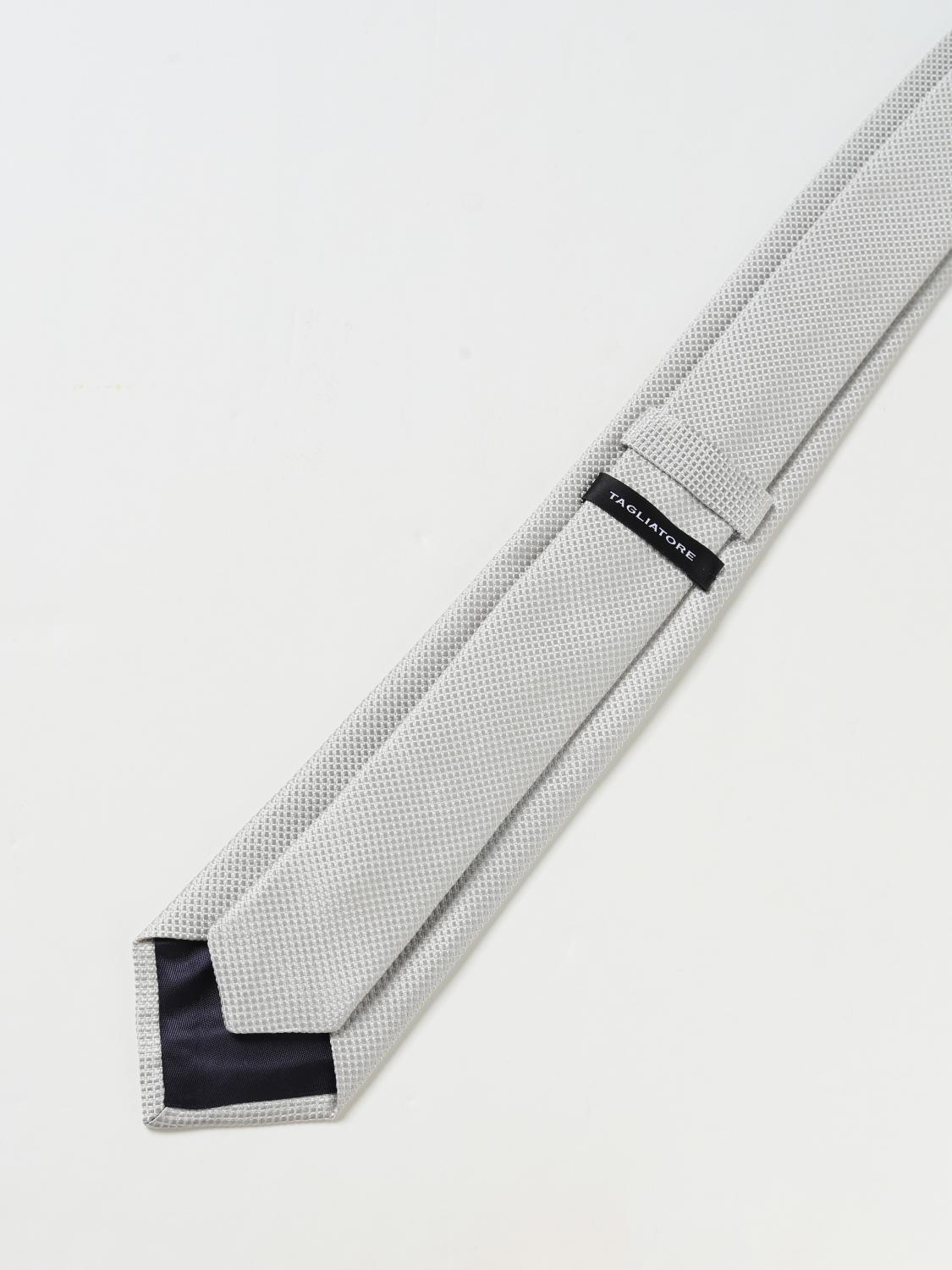 TAGLIATORE TIE: Tie men Tagliatore, Pearl - Img 2