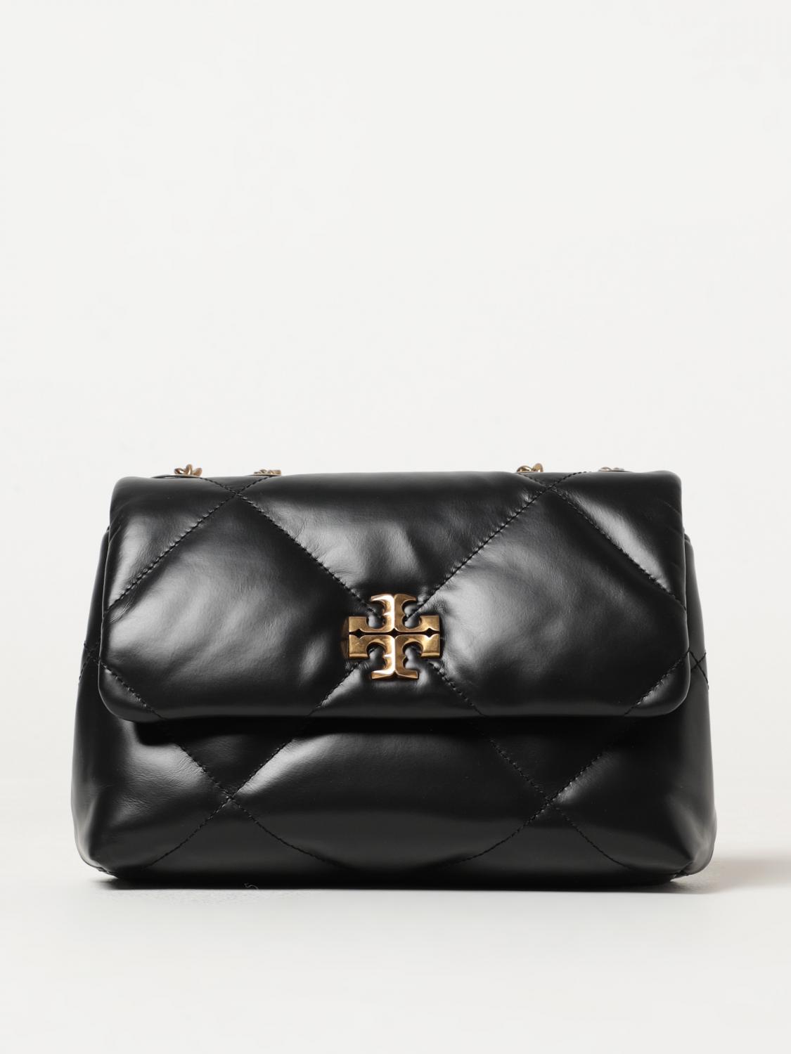 TORY BURCH BORSA A SPALLA: Borsa Kira Tory Burch in pelle matelassé, Nero - Img 1