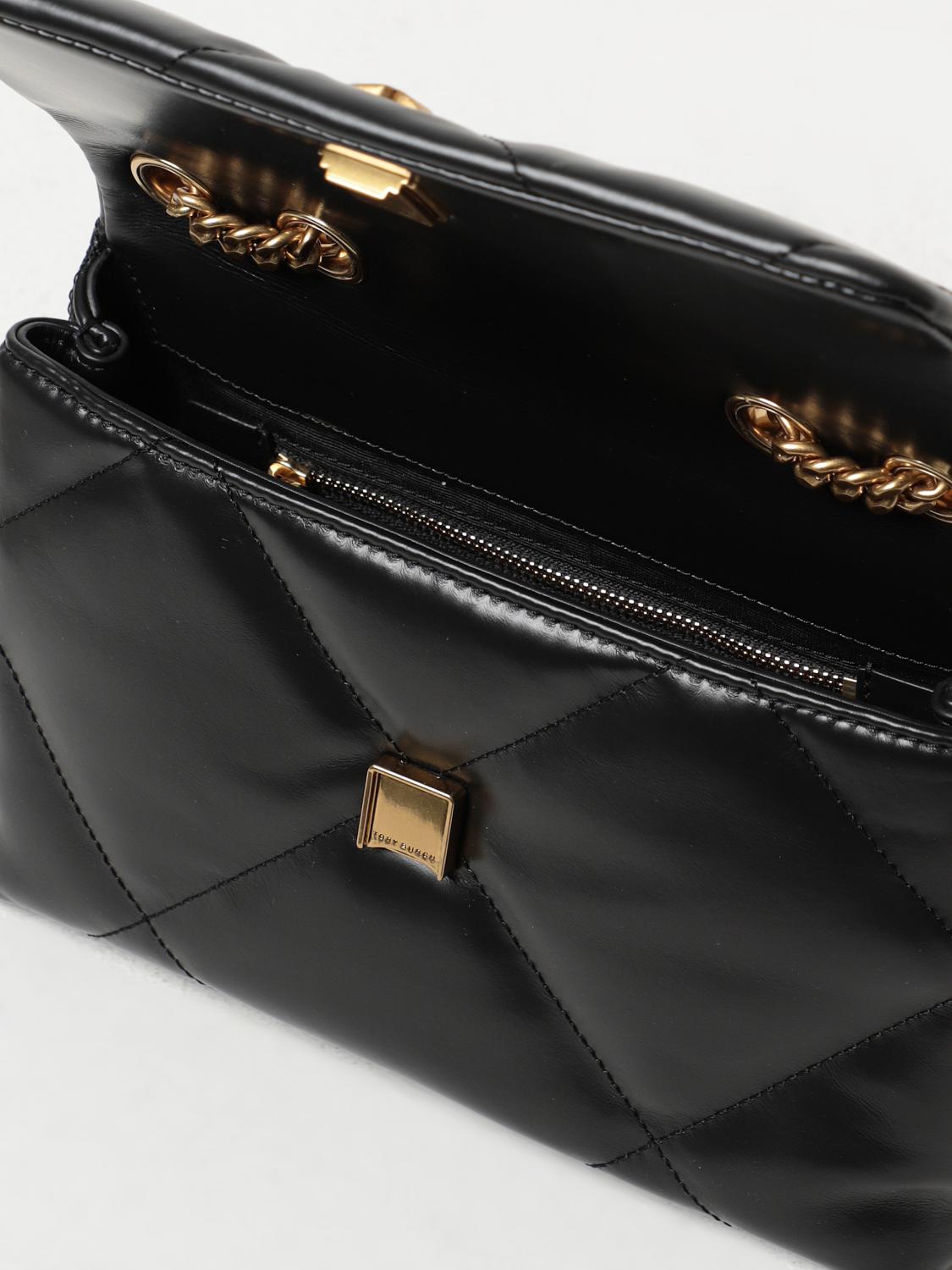 TORY BURCH BORSA A SPALLA: Borsa Kira Tory Burch in pelle matelassé, Nero - Img 3