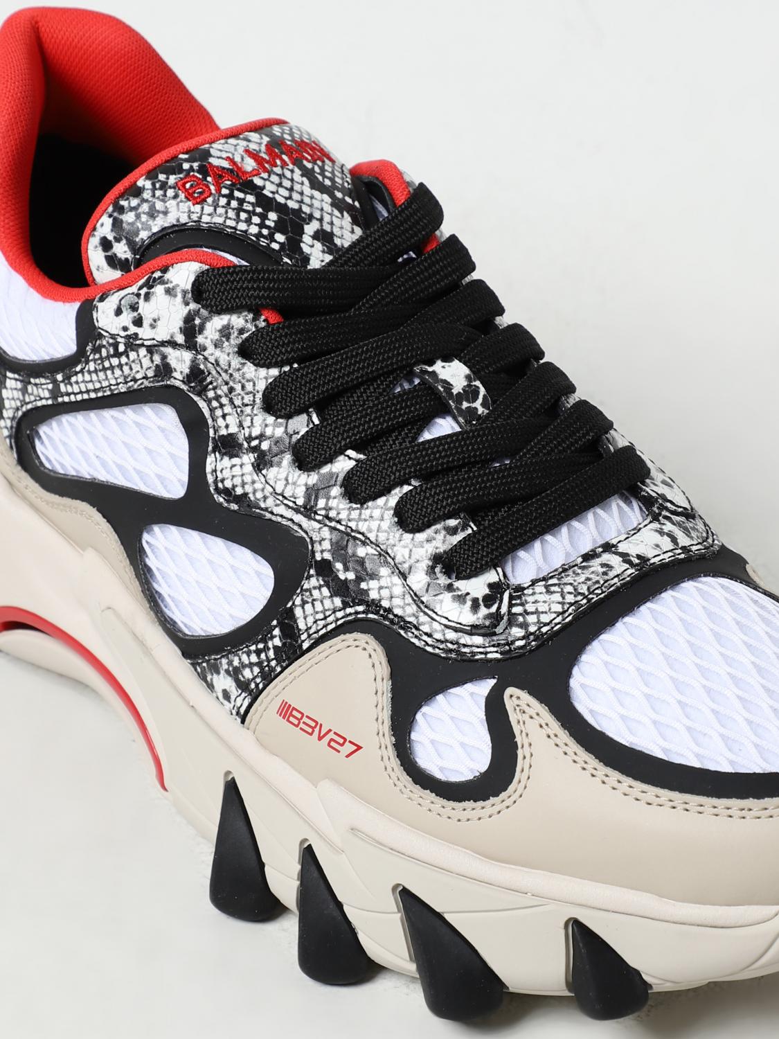 Balmain Sneakers men - Grey | CM1VI327TGPM VIF | GIGLIO.COM