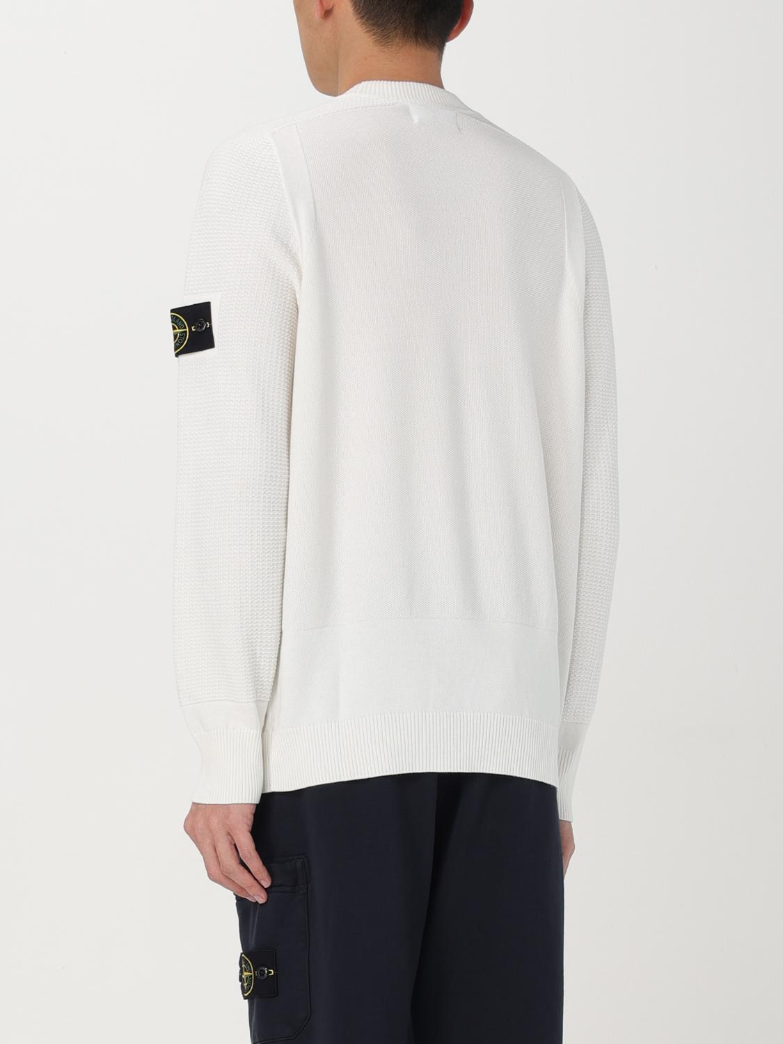 Stone Island Sweater men - White | 536B4 | GIGLIO.COM