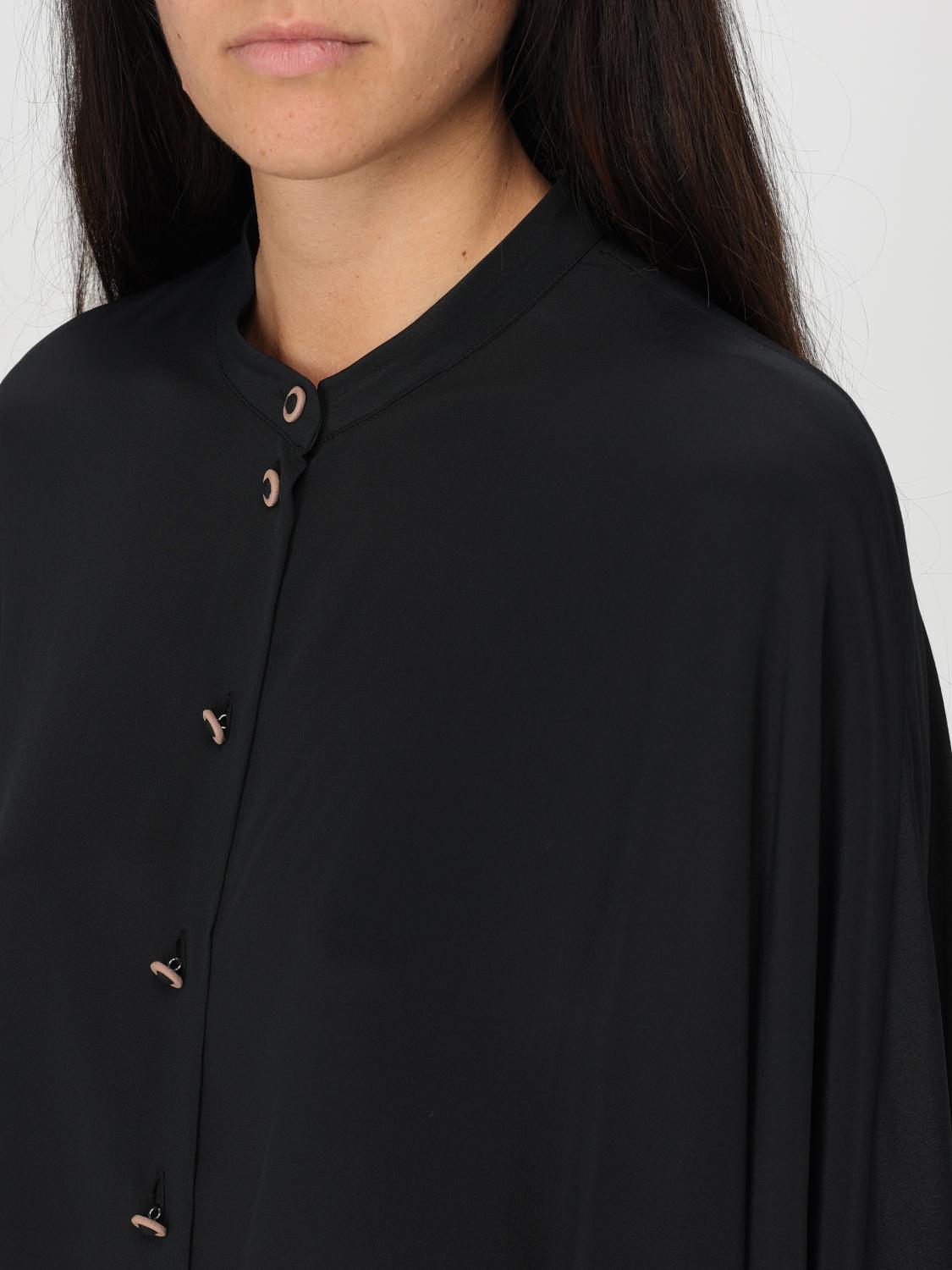 MALIPARMI HEMDBLUSE: Hemdbluse damen Maliparmi, Schwarz - Img 3