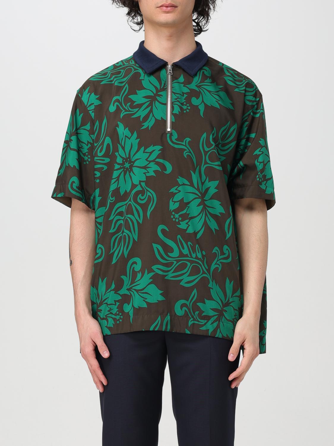 Sacai ポロシャツ メンズ - グリーン | 2403292M | GIGLIO.COM