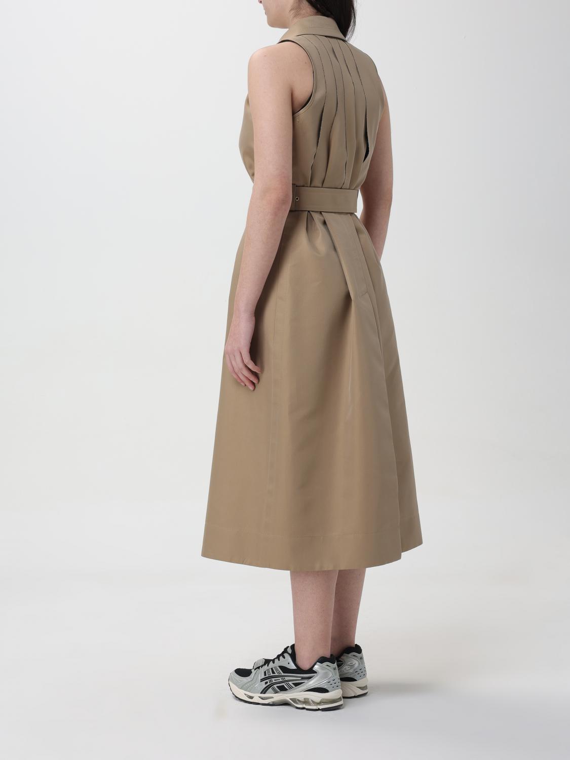 SACAI ABITO: Abito con cinta Sacai, Beige - Img 3