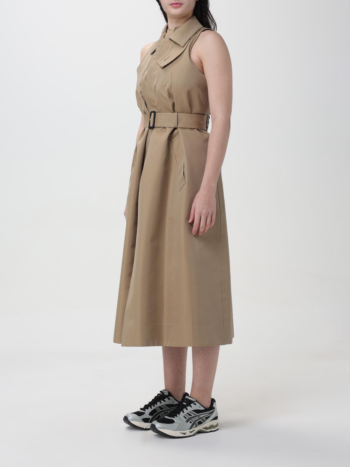 SACAI ABITO: Abito con cinta Sacai, Beige - Img 4