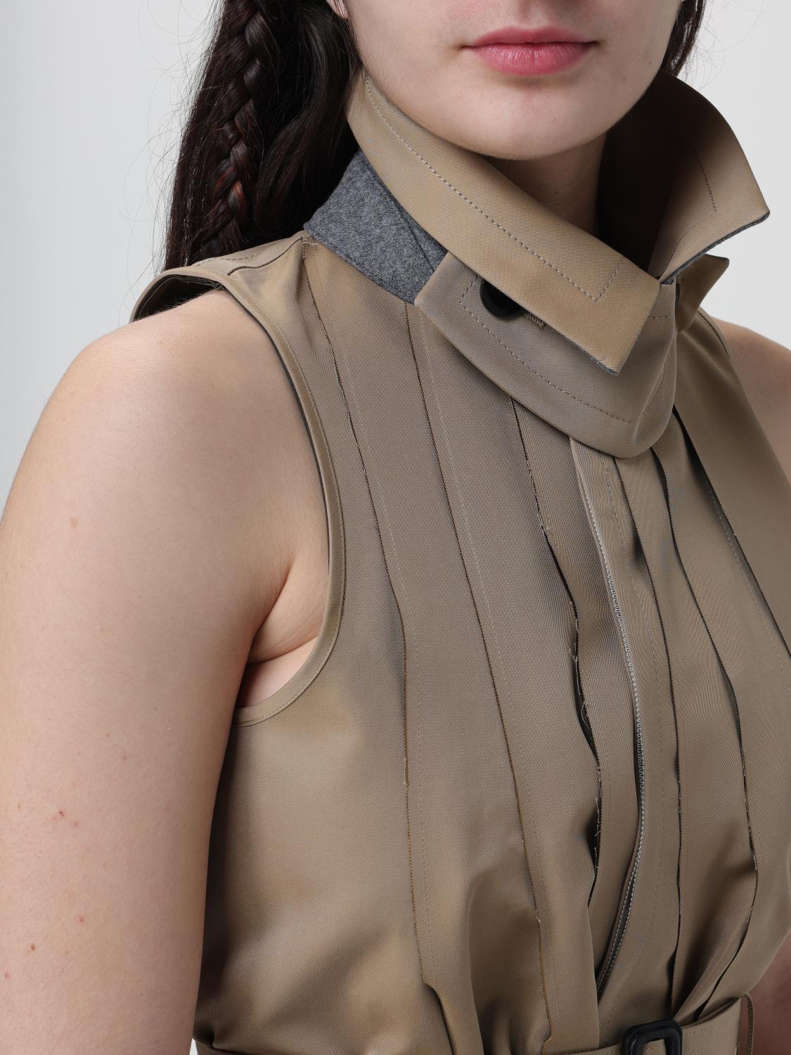 SACAI ABITO: Abito con cinta Sacai, Beige - Img 5