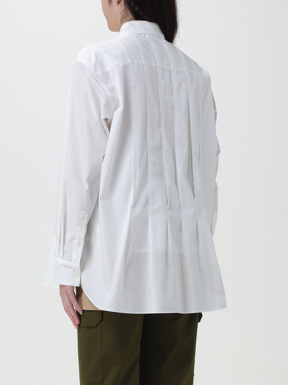 SACAI：シャツ レディース - ホワイト | GIGLIO.COMオンラインの