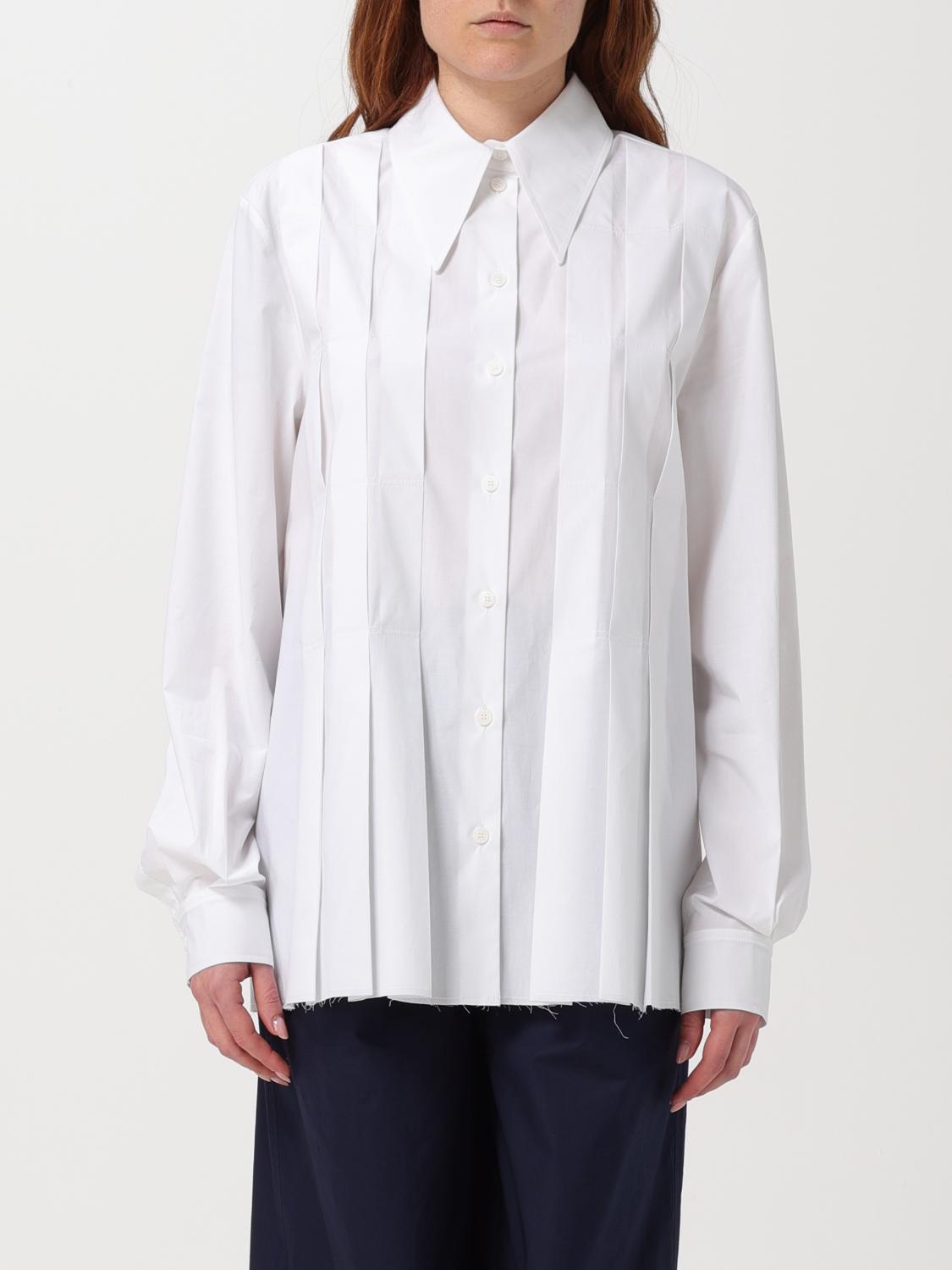 Alberta Ferretti Women's Silk Shirt Blue