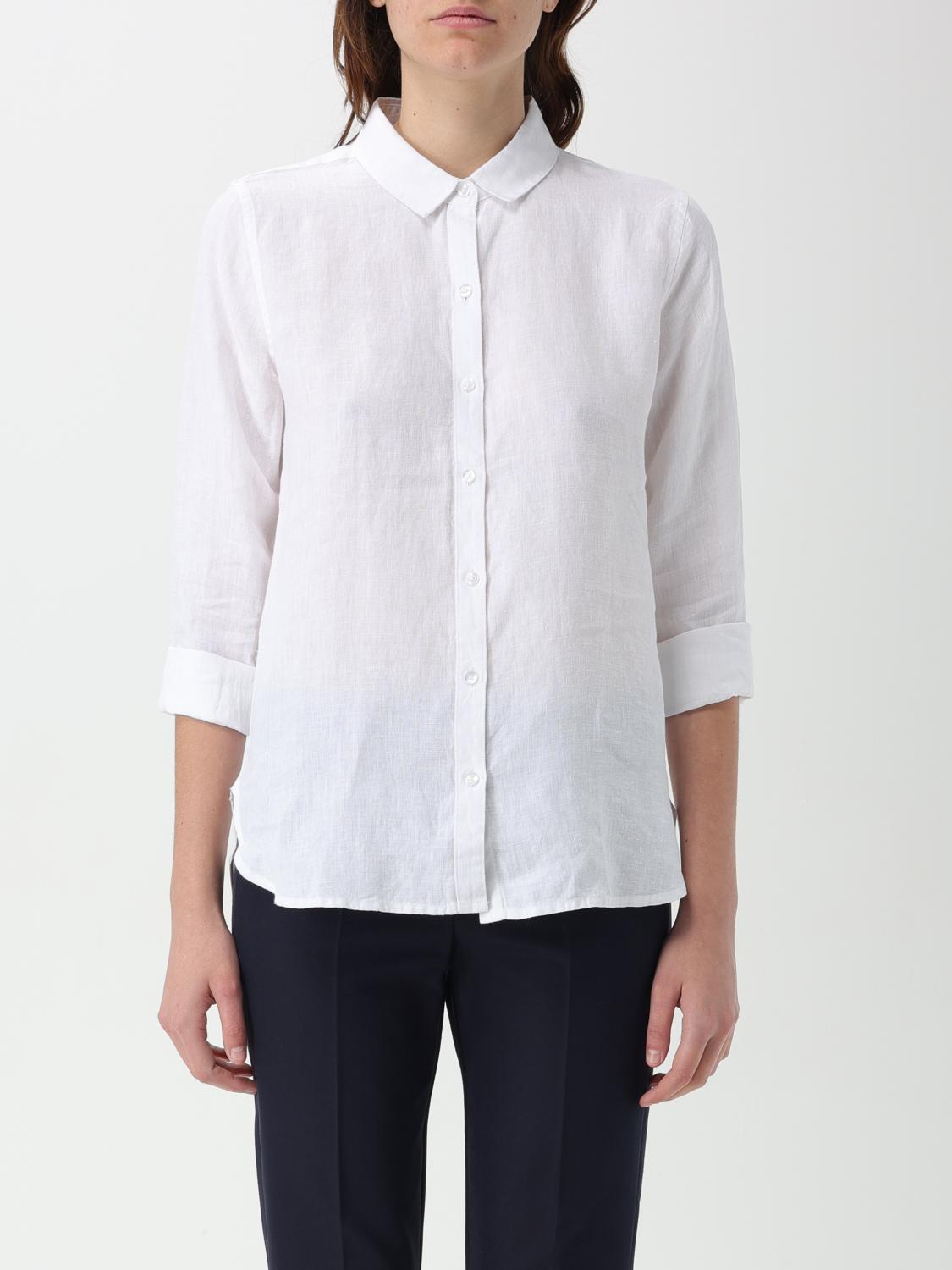 BARBOUR CAMICIA: Camicia Barbour in lino a righe , Panna - Img 1