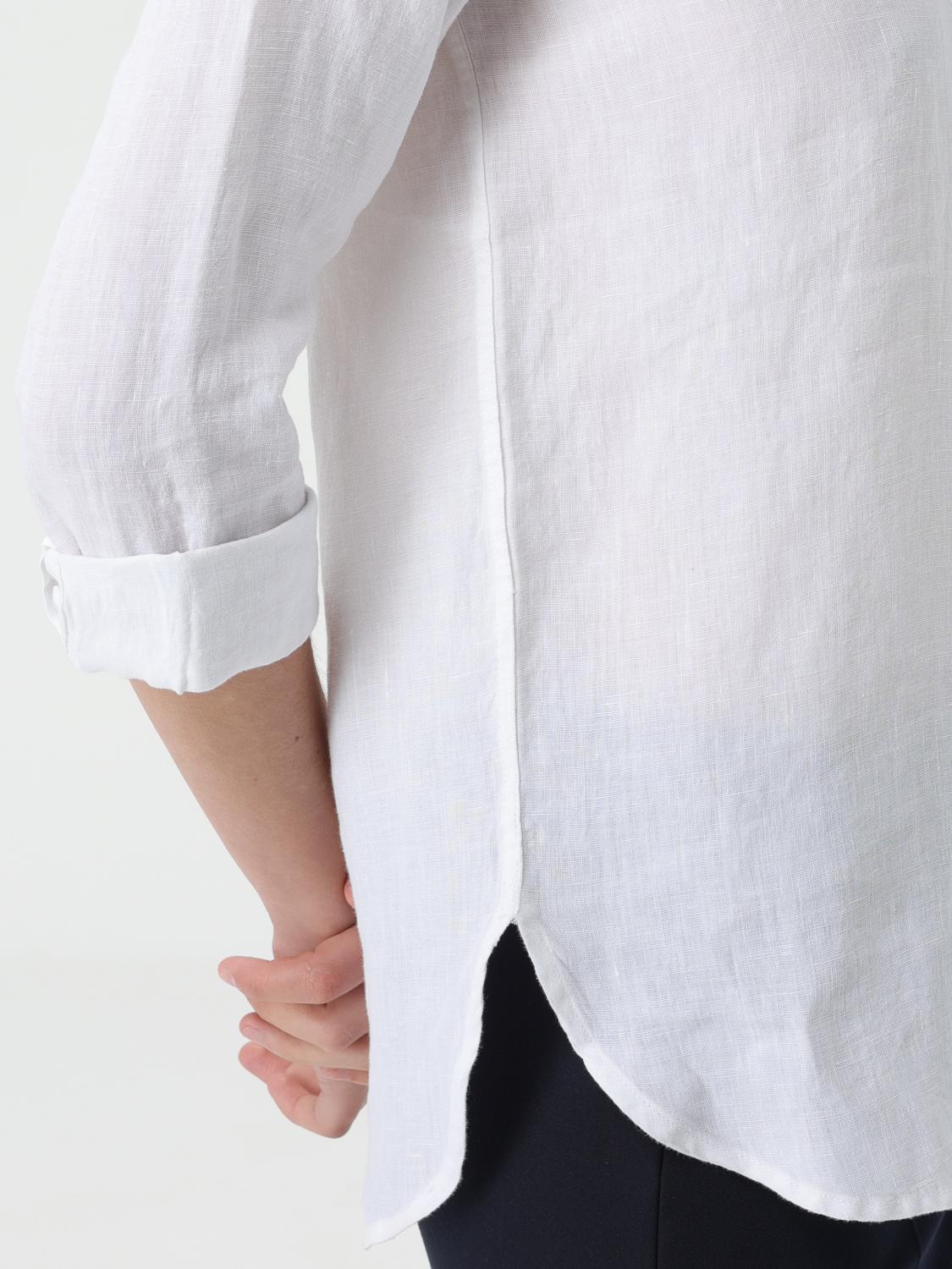 BARBOUR CAMICIA: Camicia Barbour in lino a righe , Panna - Img 3