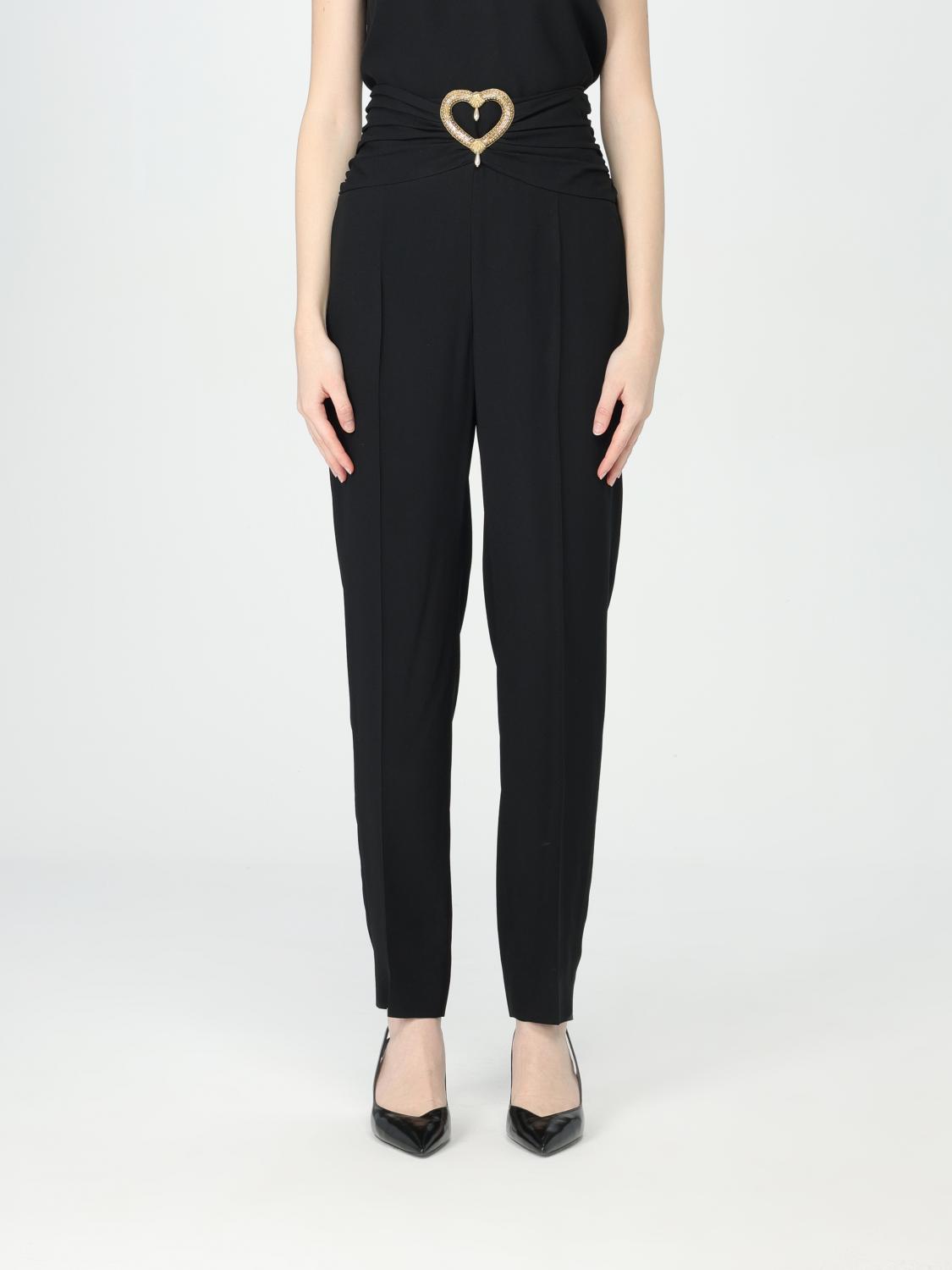 MOSCHINO COUTURE PANTS: Pants woman Moschino Couture, Black - Img 1