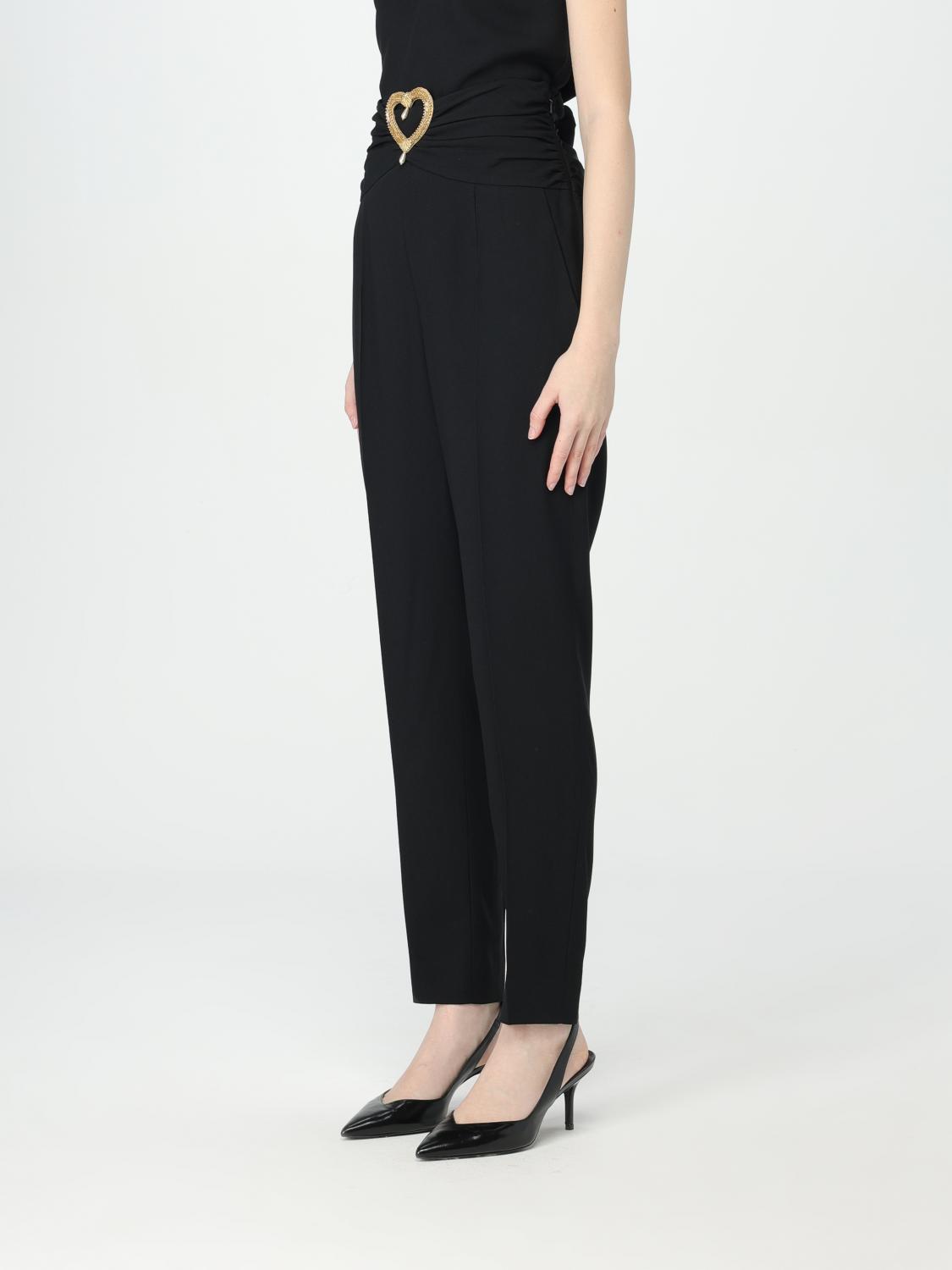 MOSCHINO COUTURE PANTS: Pants woman Moschino Couture, Black - Img 4