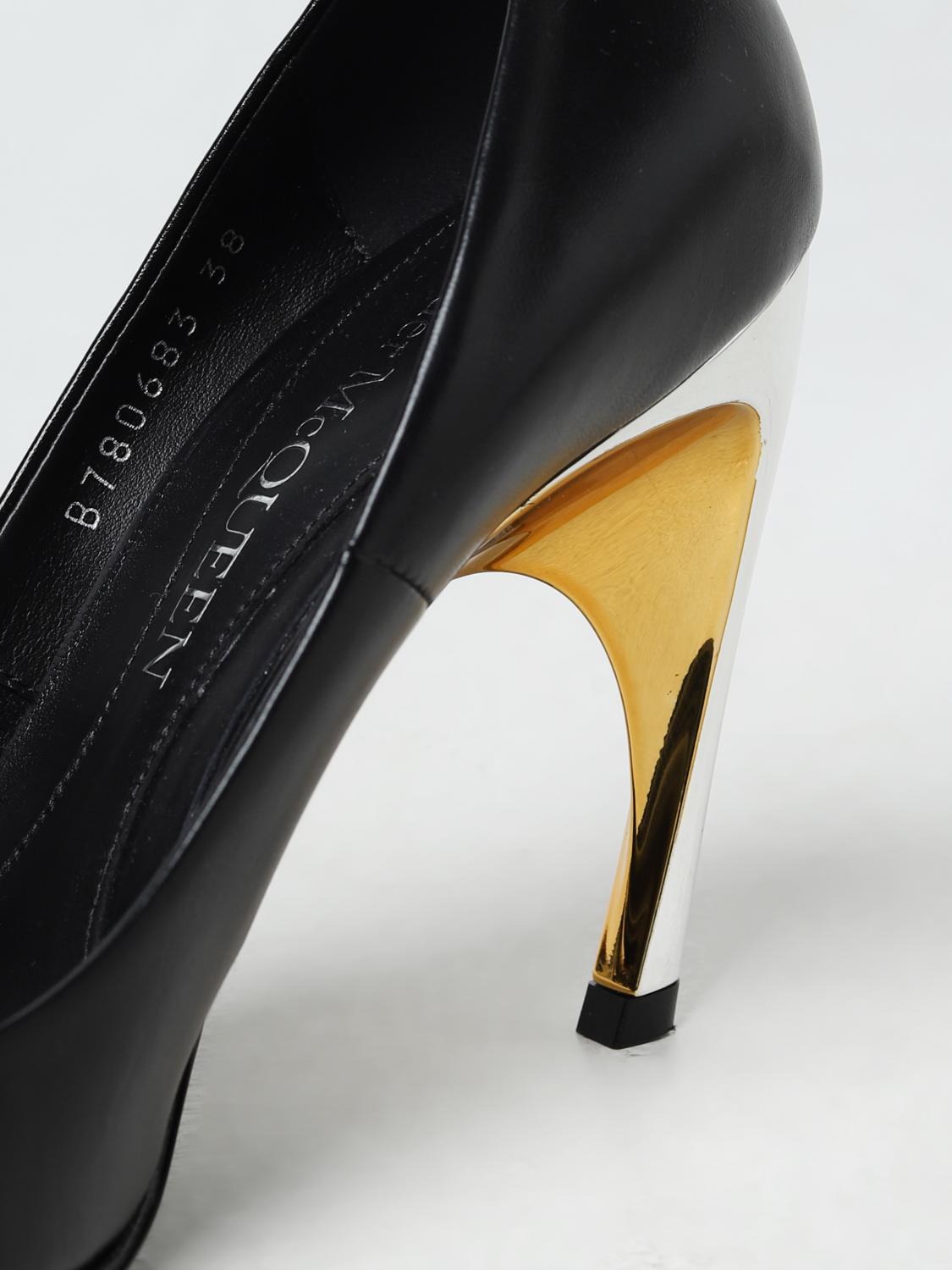 MCQUEEN PUMPS: Absatzschuhe damen McQueen, Schwarz - Img 4