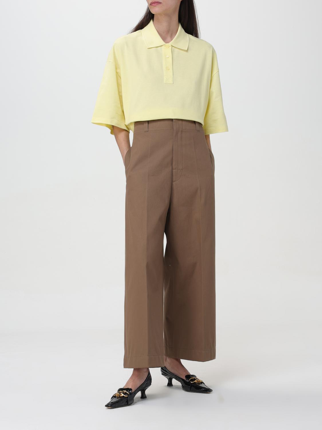BOTTEGA VENETA：ポロシャツ レディース - イエロー | GIGLIO.COM