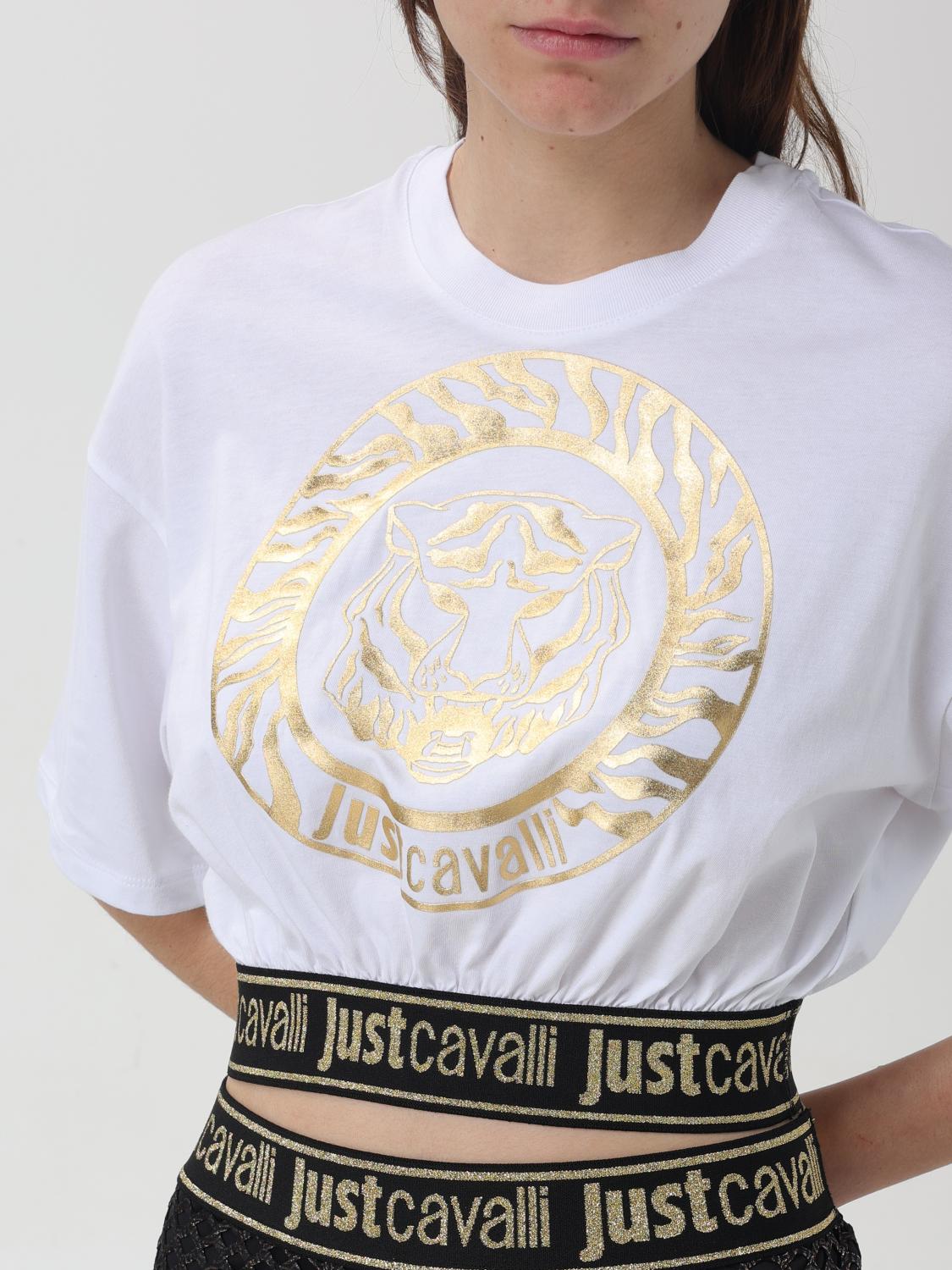 JUST CAVALLI T-SHIRT: T-shirt woman Just Cavalli, White - Img 3