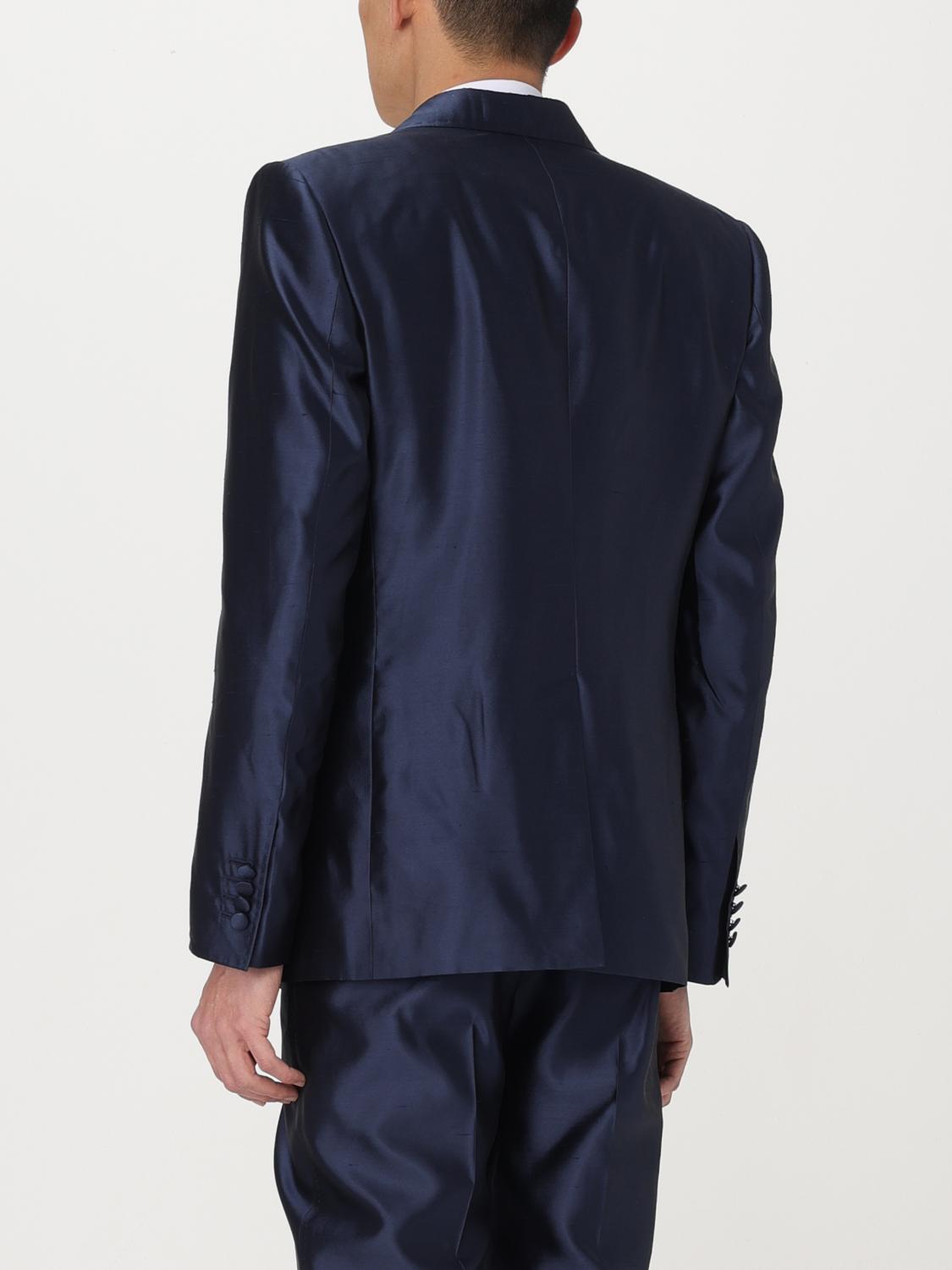 DOLCE & GABBANA BLAZER: Dolce & Gabbana double-breasted blazer, Blue - Img 3