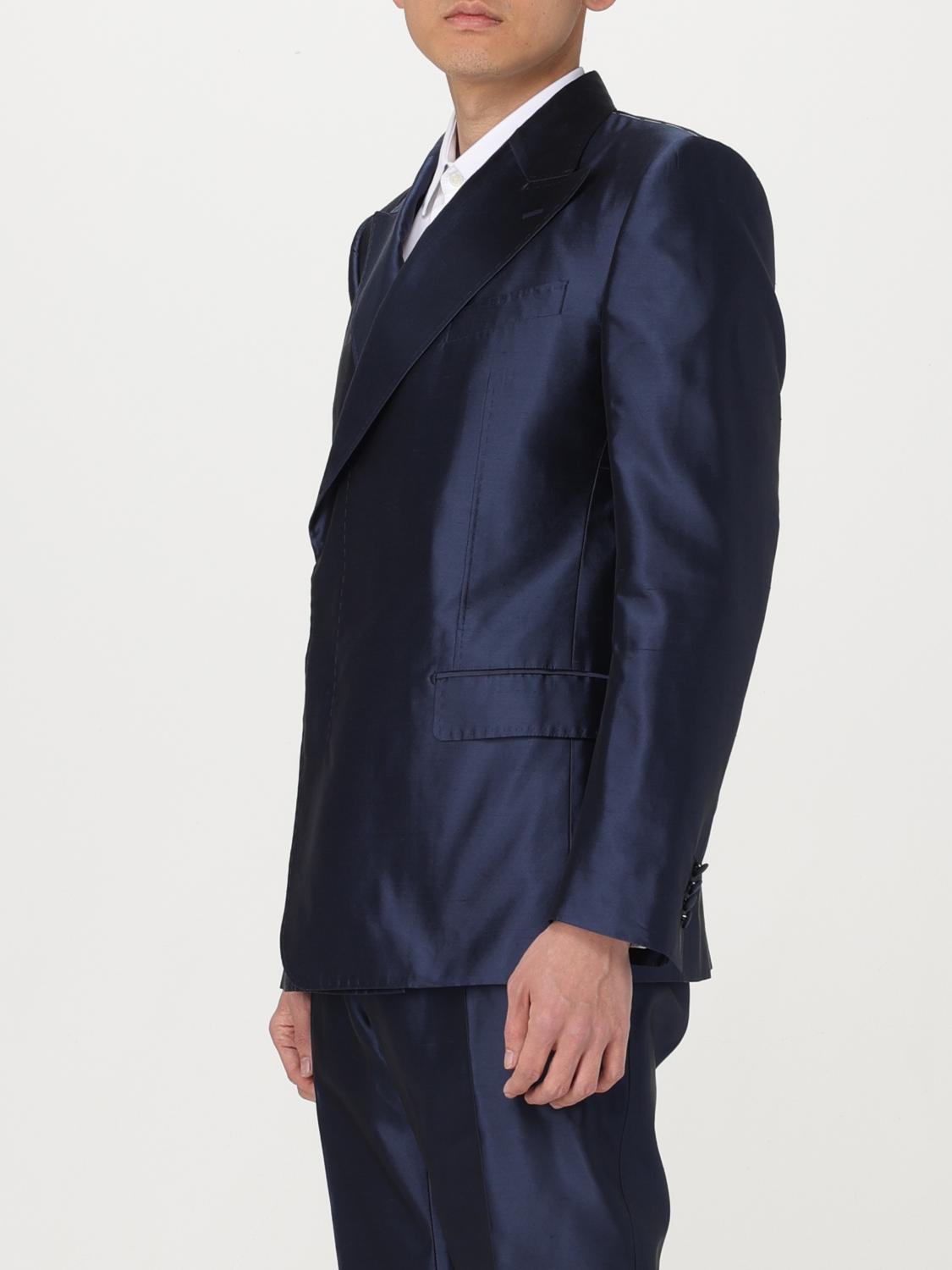 DOLCE & GABBANA BLAZER: Dolce & Gabbana double-breasted blazer, Blue - Img 4