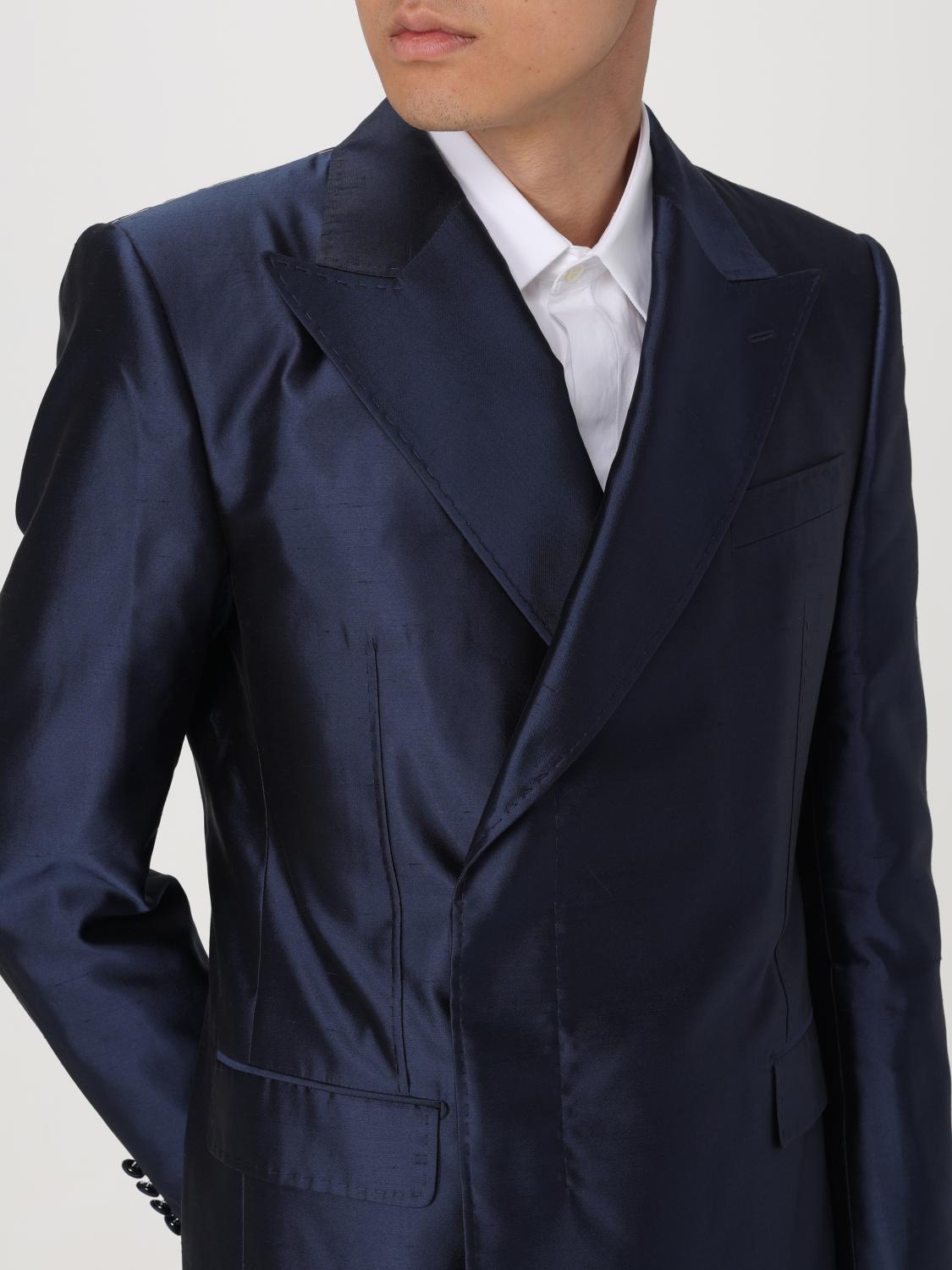 DOLCE & GABBANA BLAZER: Dolce & Gabbana double-breasted blazer, Blue - Img 5