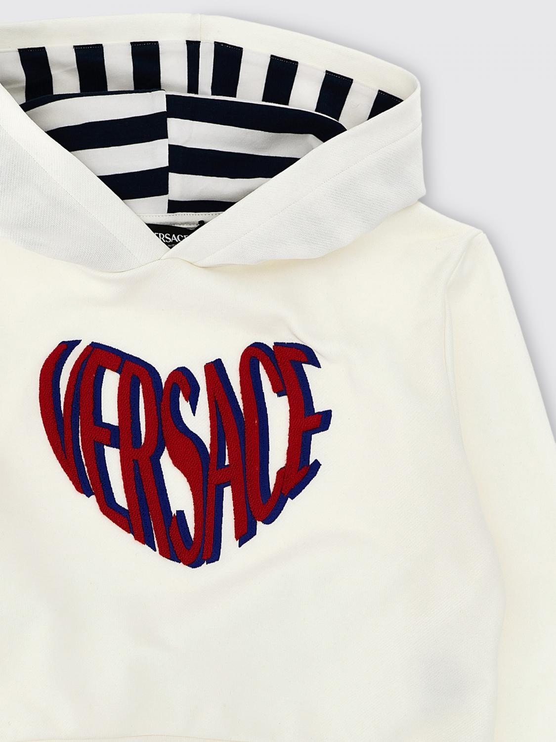 VERSACE PULLOVER: Pullover kinder Versace Young, Weiß - Img 3