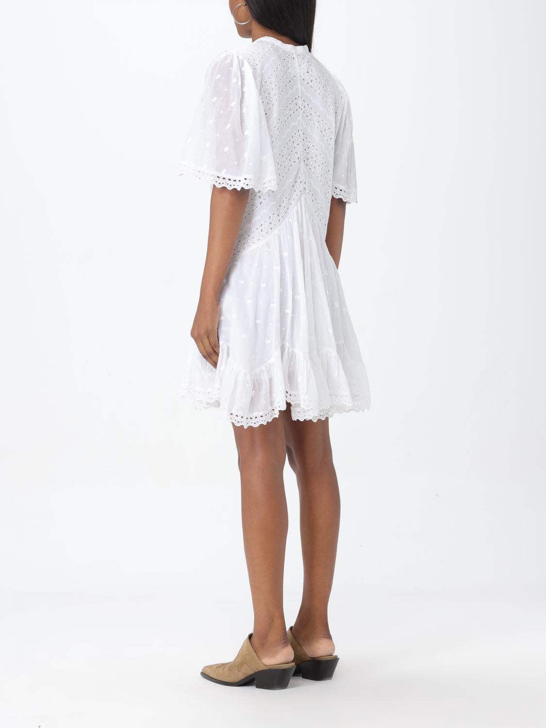 Isabel Marant Etoile Dress woman - White | RO0381FAB1J10E | GIGLIO.COM