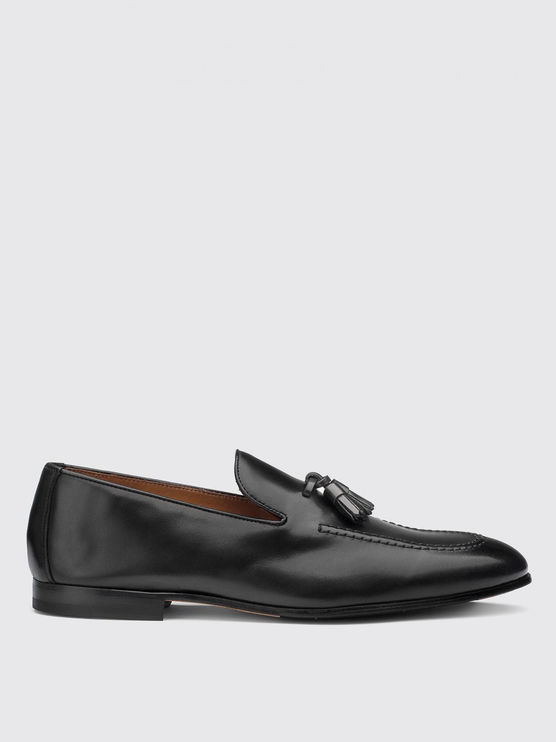 DOUCAL'S MOCASSINI: Mocassino Doucal's in pelle con nappe, Nero - Img 1