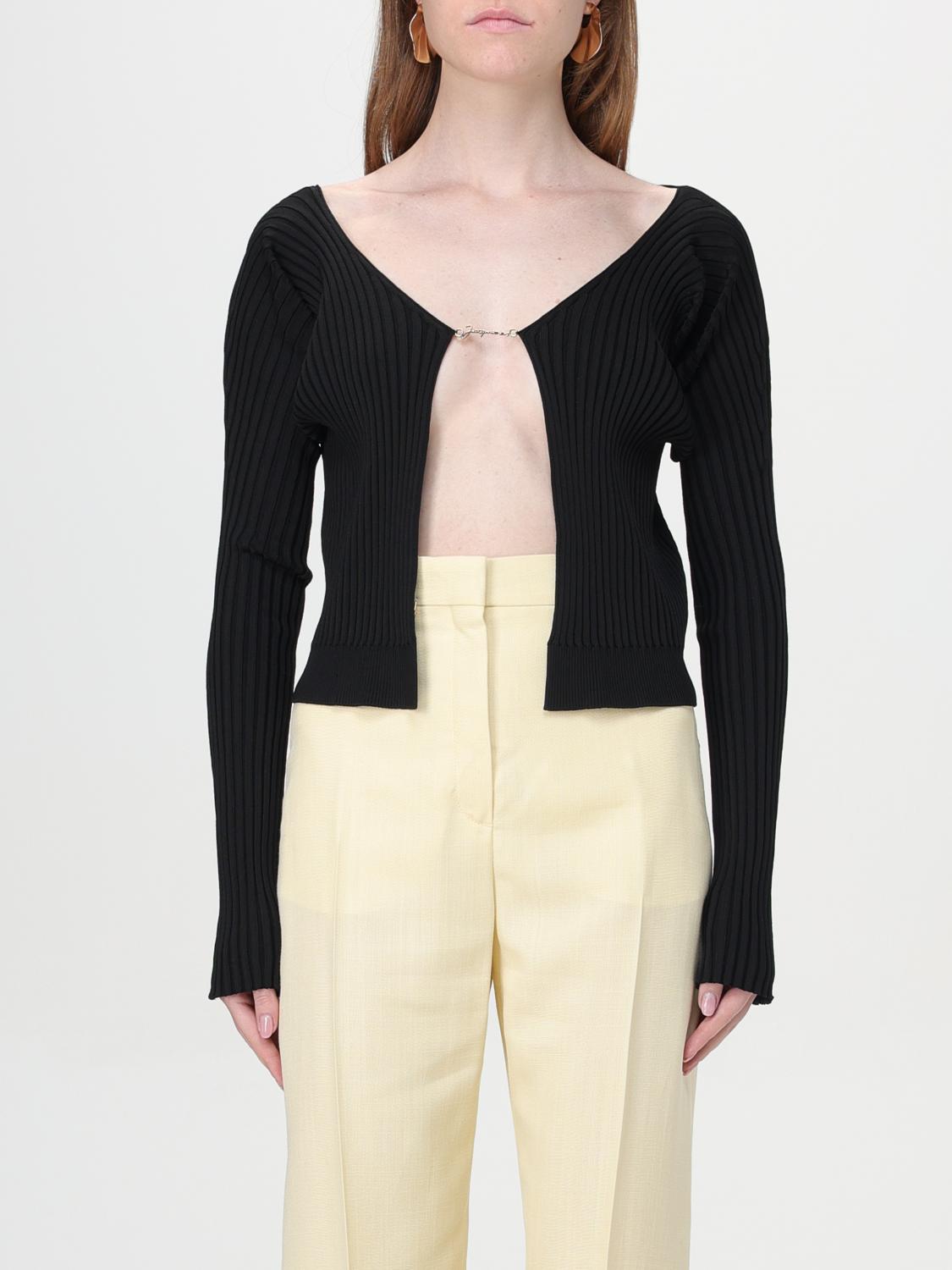 JACQUEMUS CARDIGAN: Jacquemus women's cardigan, Black - Img 1