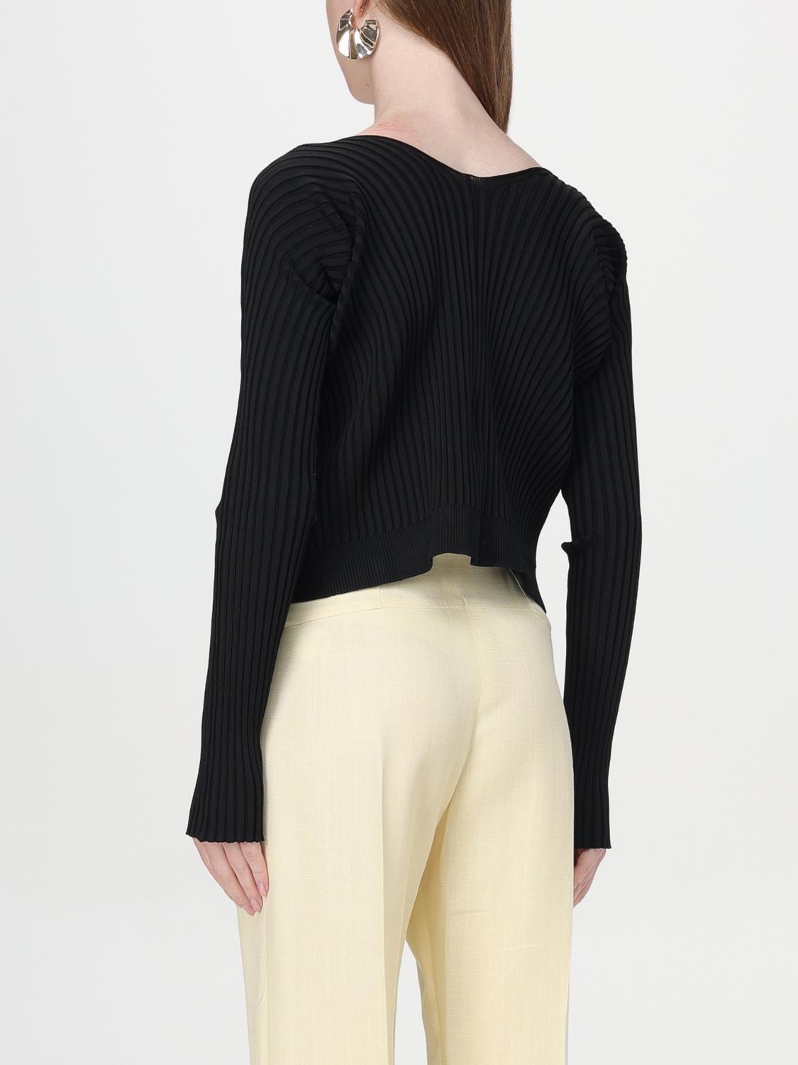 JACQUEMUS CARDIGAN: Jacquemus women's cardigan, Black - Img 3