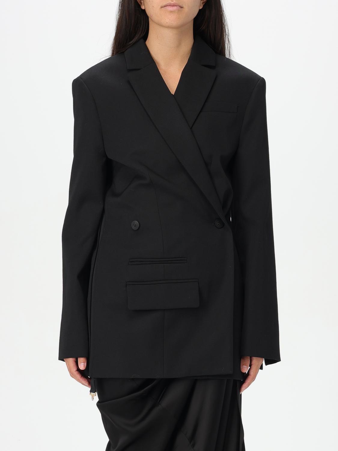 アウターその他 JACQUEMUS Woman Blazer Black 24H243JA0741667 990 Jacquemus Outlet: Blazer woman - Black | Jacquemus blazer