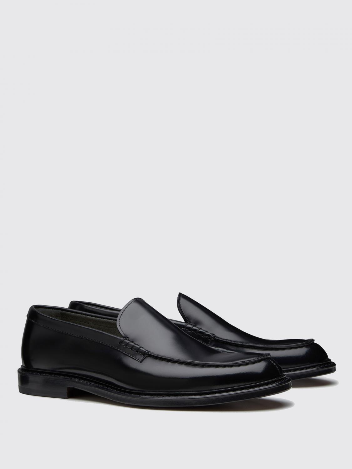 DOUCAL'S MOCASSINI: Mocassino Doucal's in pelle spazzolata , Nero - Img 2
