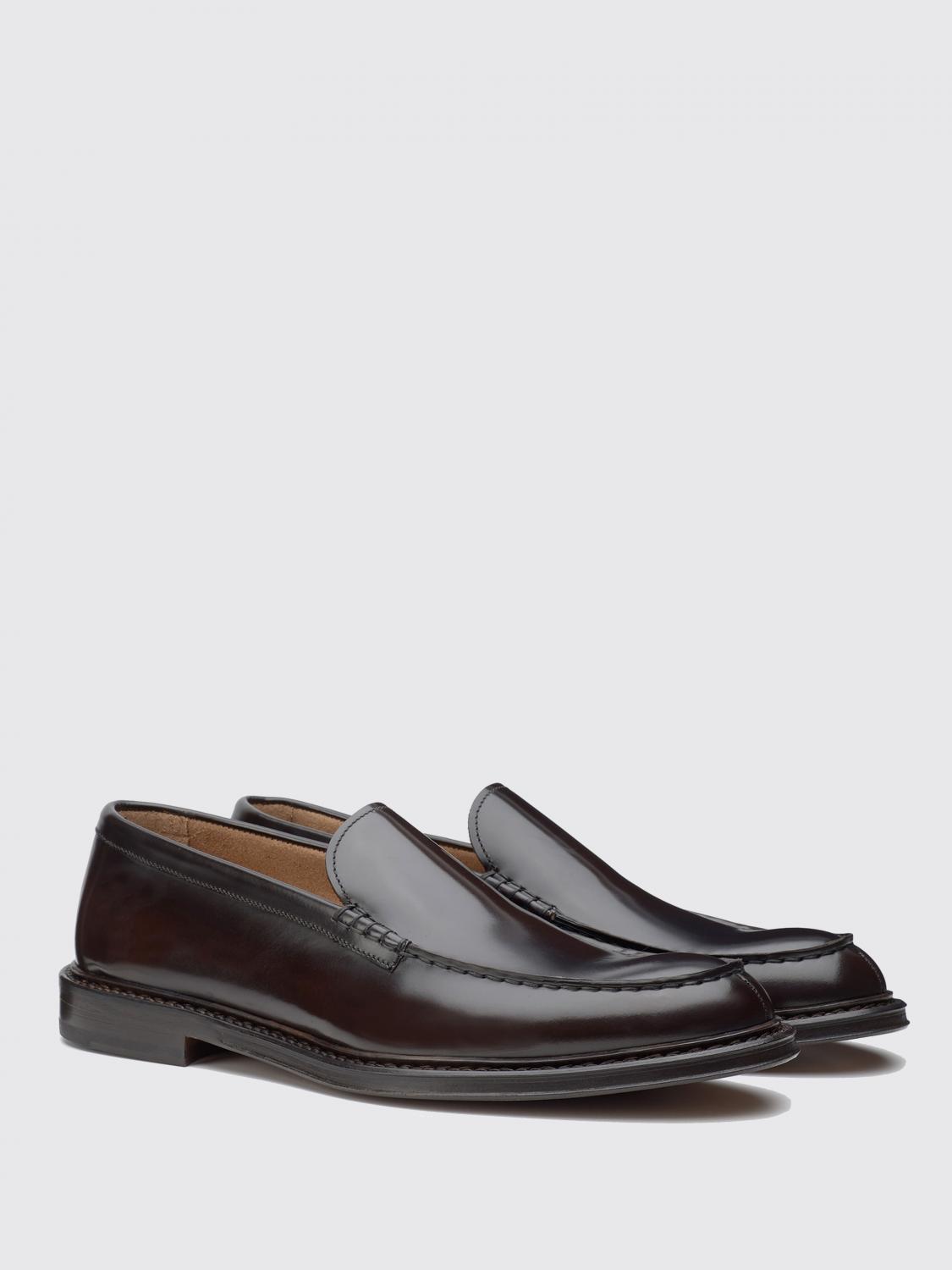 DOUCAL'S LOAFERS: Doucal's Brushed Leather Loafers, Brown - Img 2