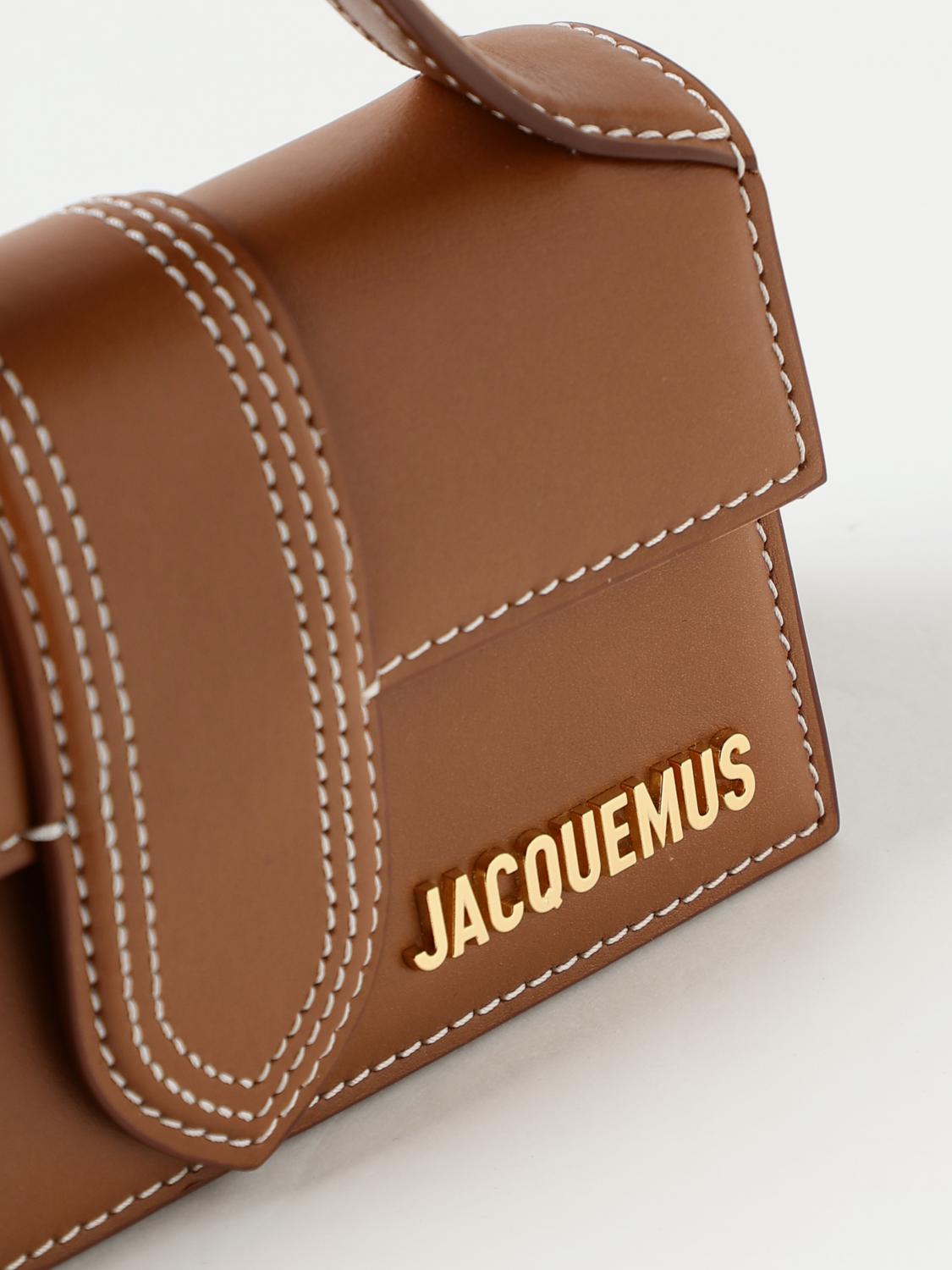 jacquemus ミニショルダーバッグ ベージュ ブラウン Jacquemus Cognac Brown Leather Le Chiquito Moyen Bag Jacquemus