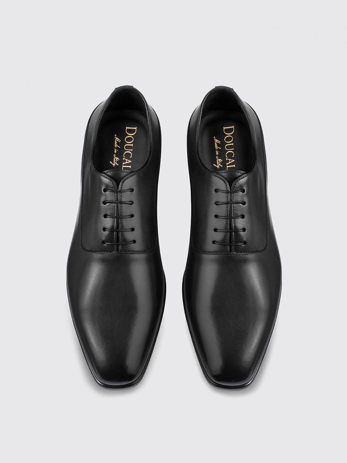 DOUCAL'S：ブローグシューズ メンズ - グラファイト | GIGLIO.COM