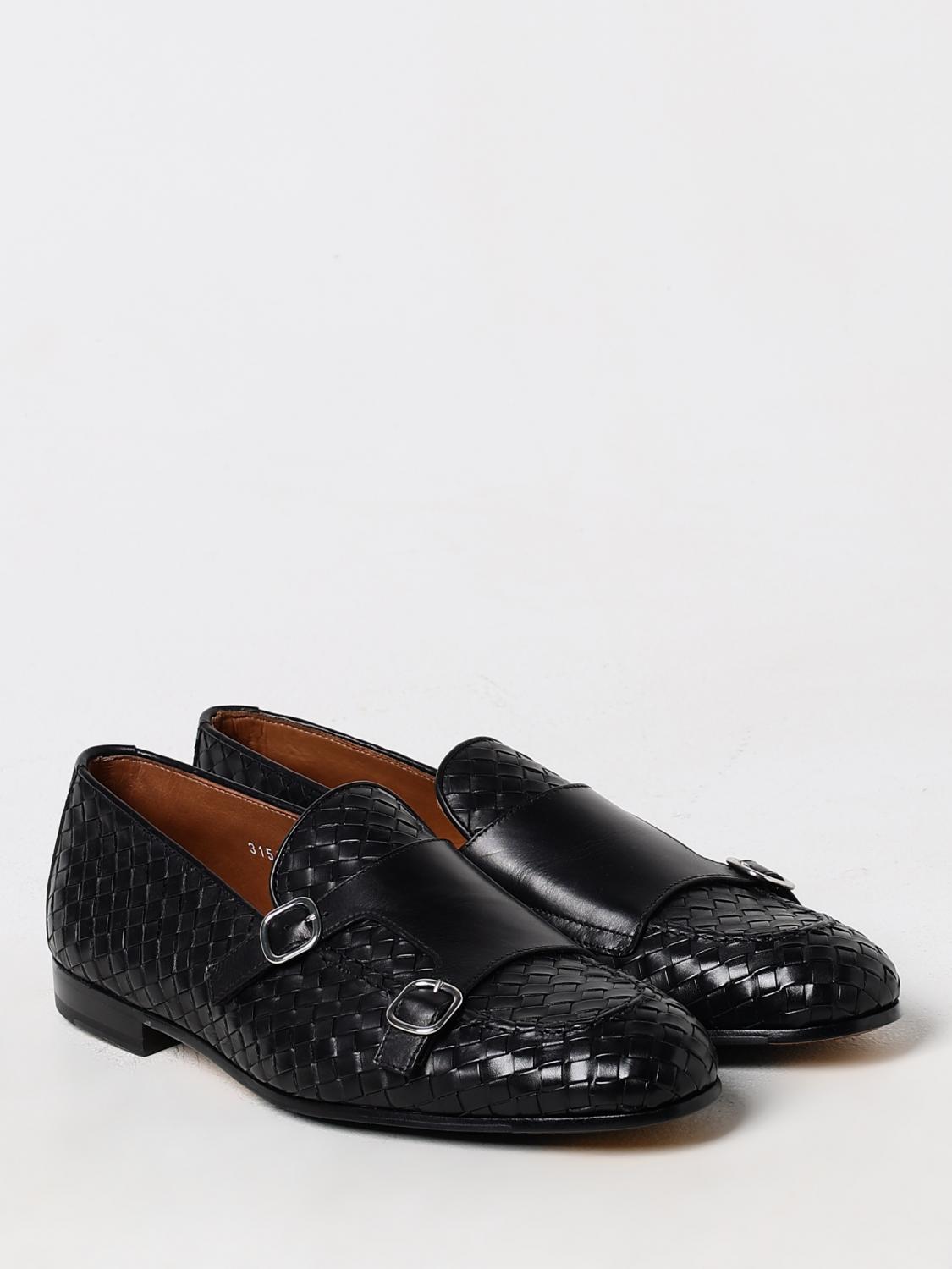 DOUCAL'S MOCASSINI: Mocassino Doucal's in pelle intrecciata , Nero - Img 2