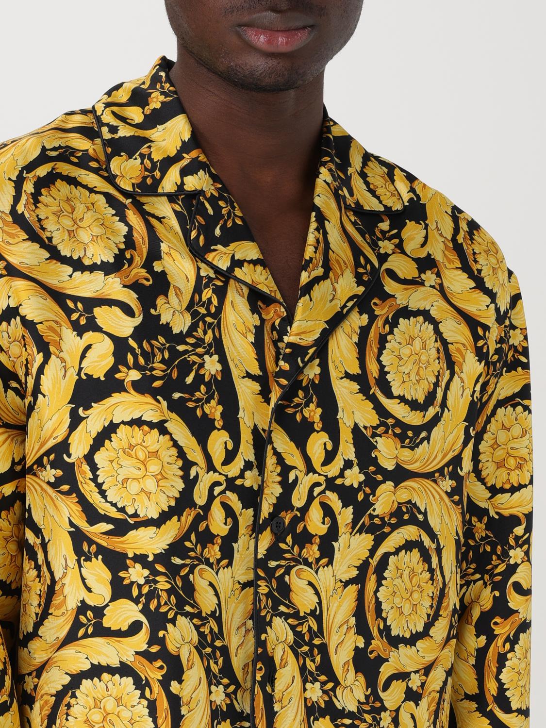 Versace シャツ メンズ - ゴールド | 10053761A04661 | GIGLIO.COM