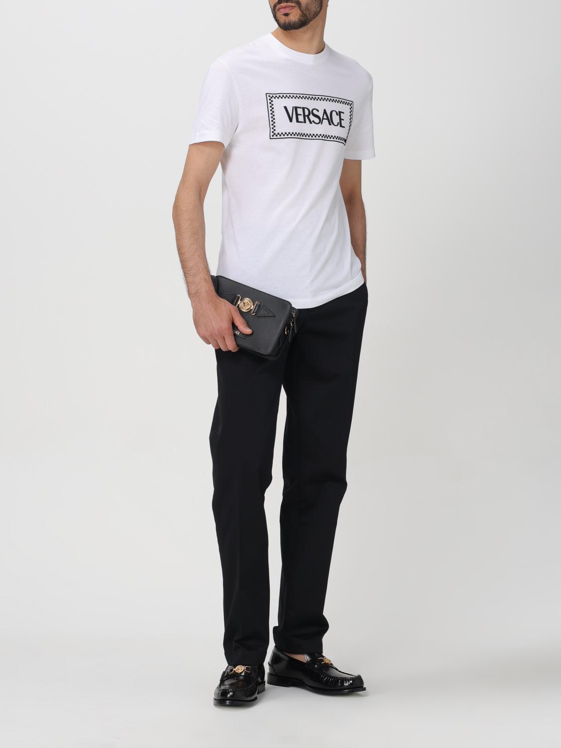 Versace Pants men - Black | 10105831A01718 | GIGLIO.COM