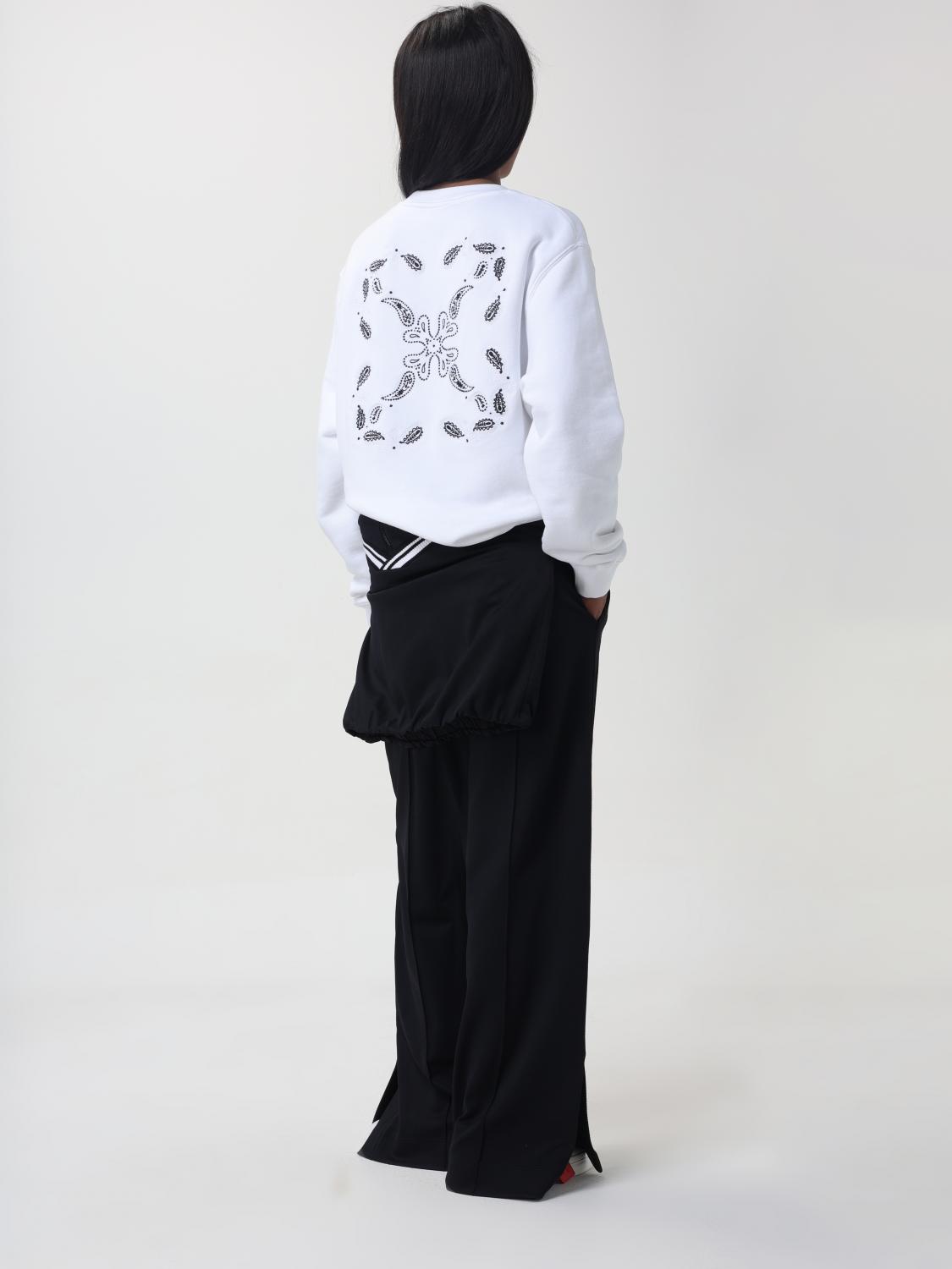 OFF-WHITE SUDADERA: Sudadera mujer Off-white, Blanco - Img 2