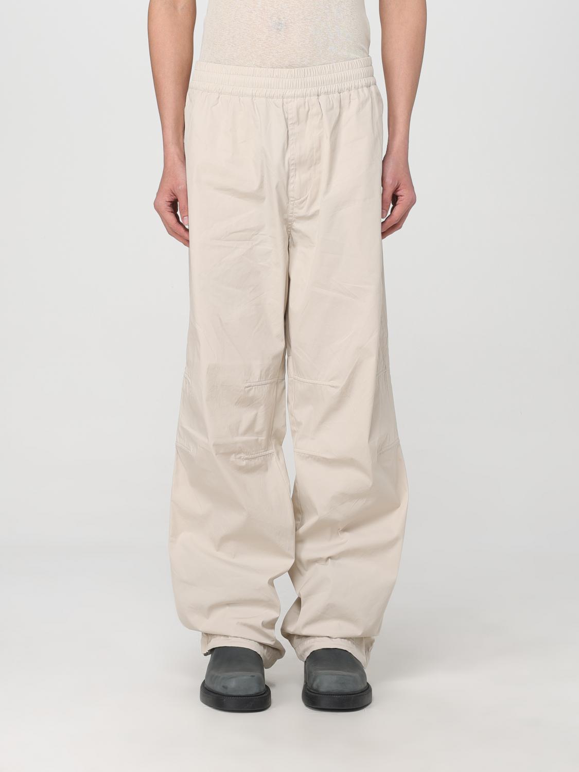 BURBERRY PANTS: Pants men Burberry, Ivory - Img 1