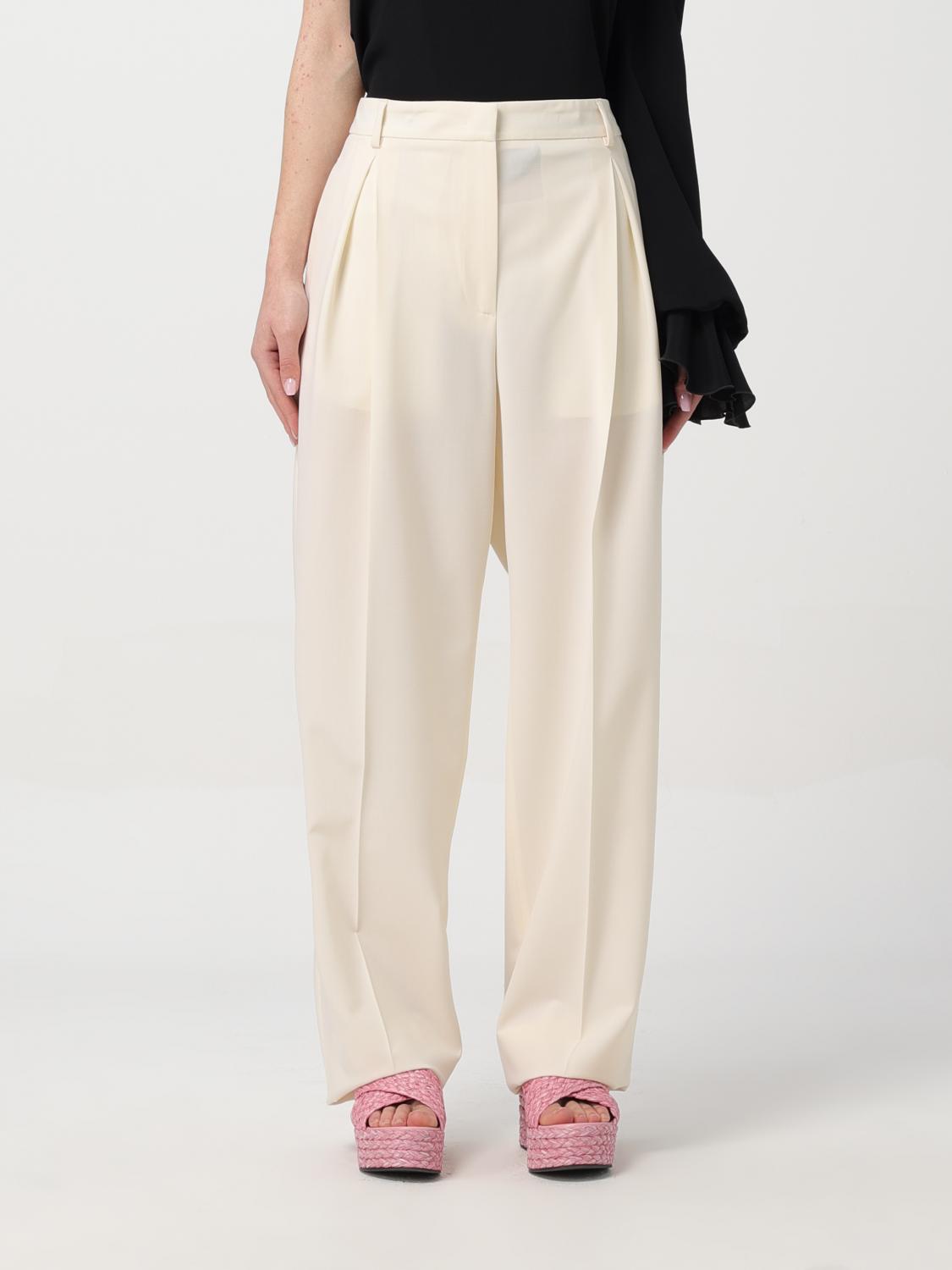 パンツ MSGM 3641MDP11 247200 02 Trousers White MSGM: Pants woman - White | MSGM pants 3641MDP01247200